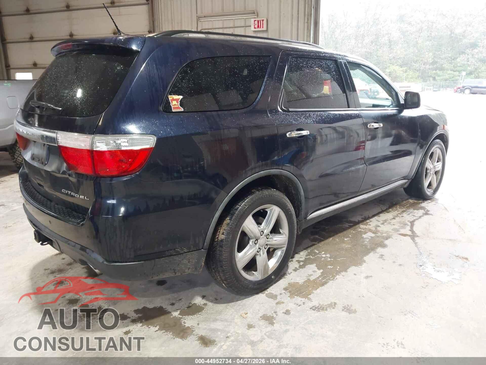 DODGE DURANGO 2011 - 1D4SE5GT9BC613925