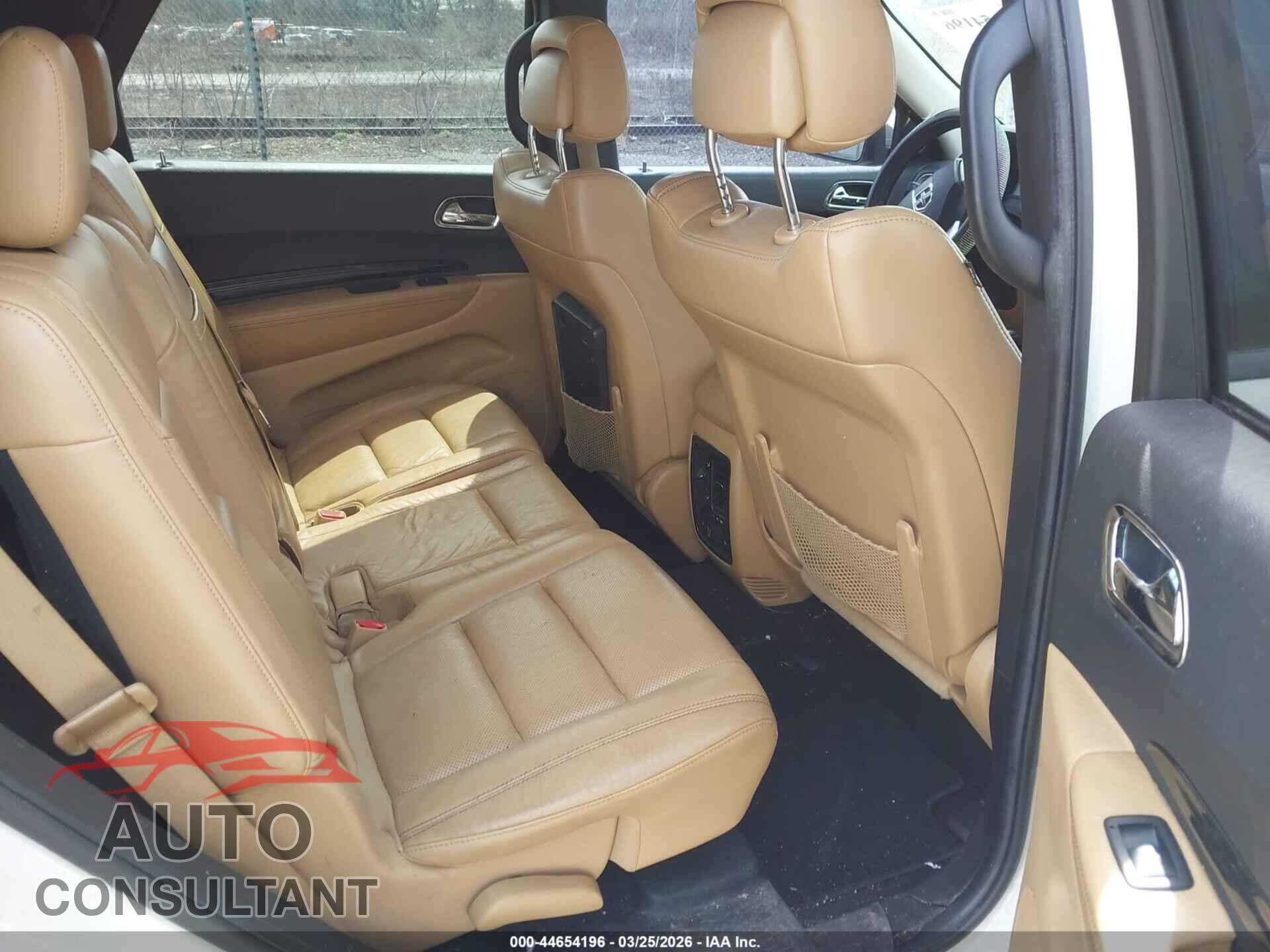 DODGE DURANGO 2012 - 1C4RDJEG8CC112796