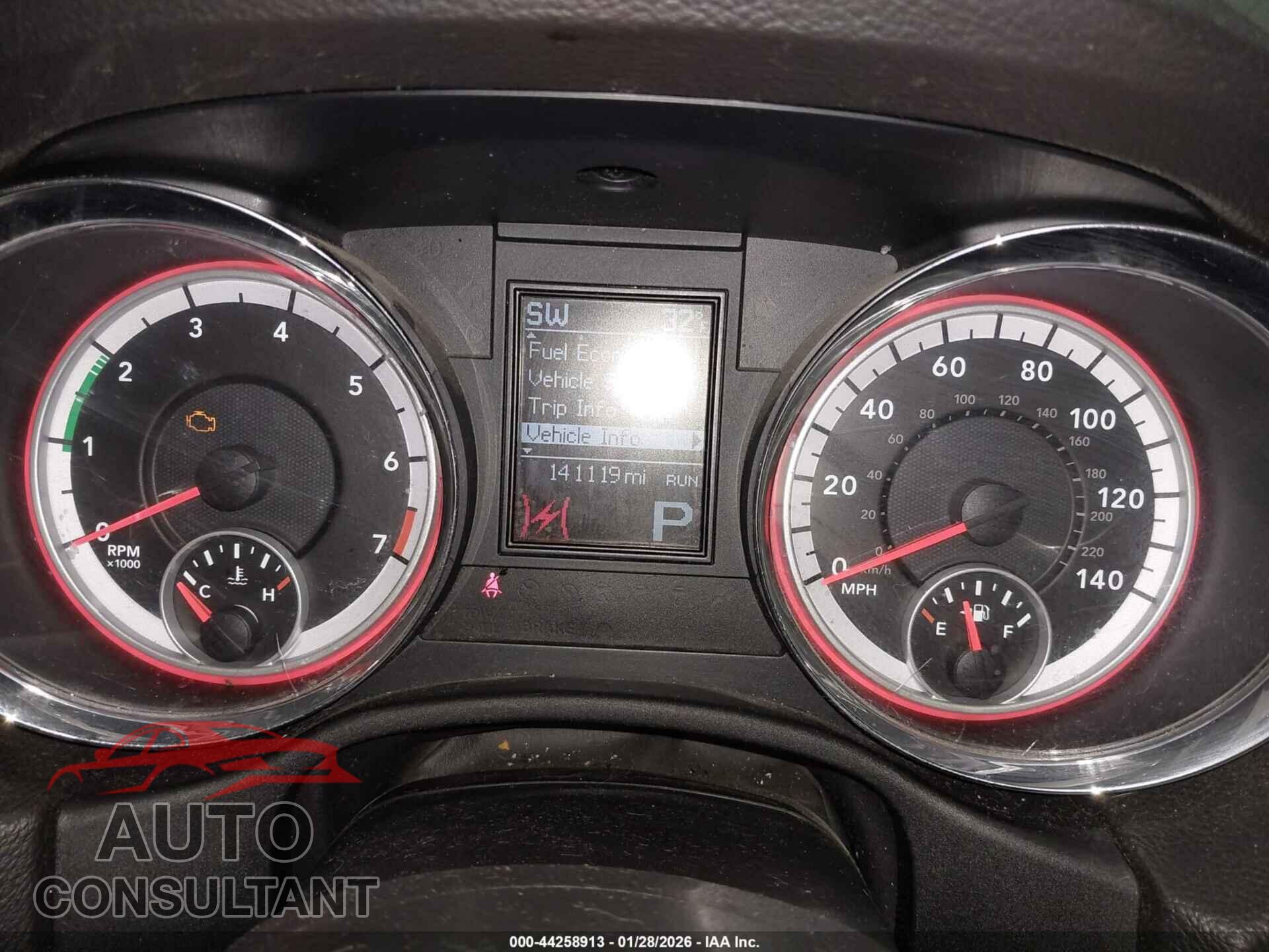 DODGE DURANGO 2013 - 1C4RDJAG2DC663071