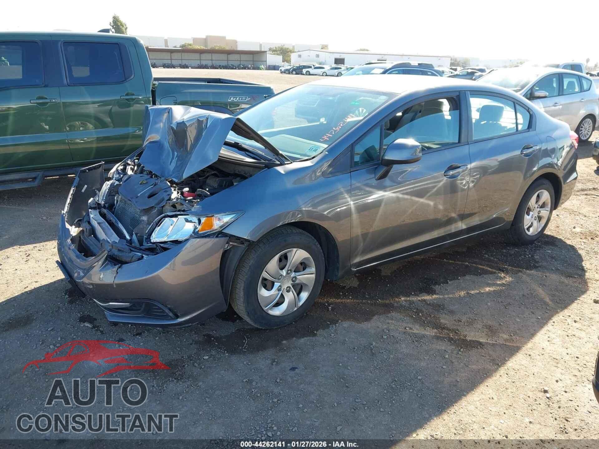 HONDA CIVIC 2013 - 19XFB2F50DE284875