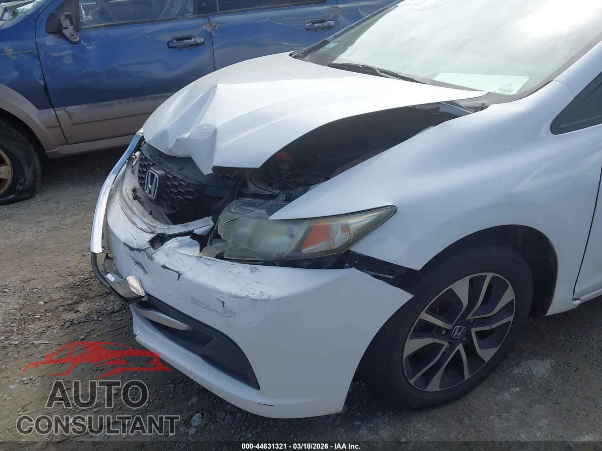 HONDA CIVIC 2013 - 19XFB2F84DE247323