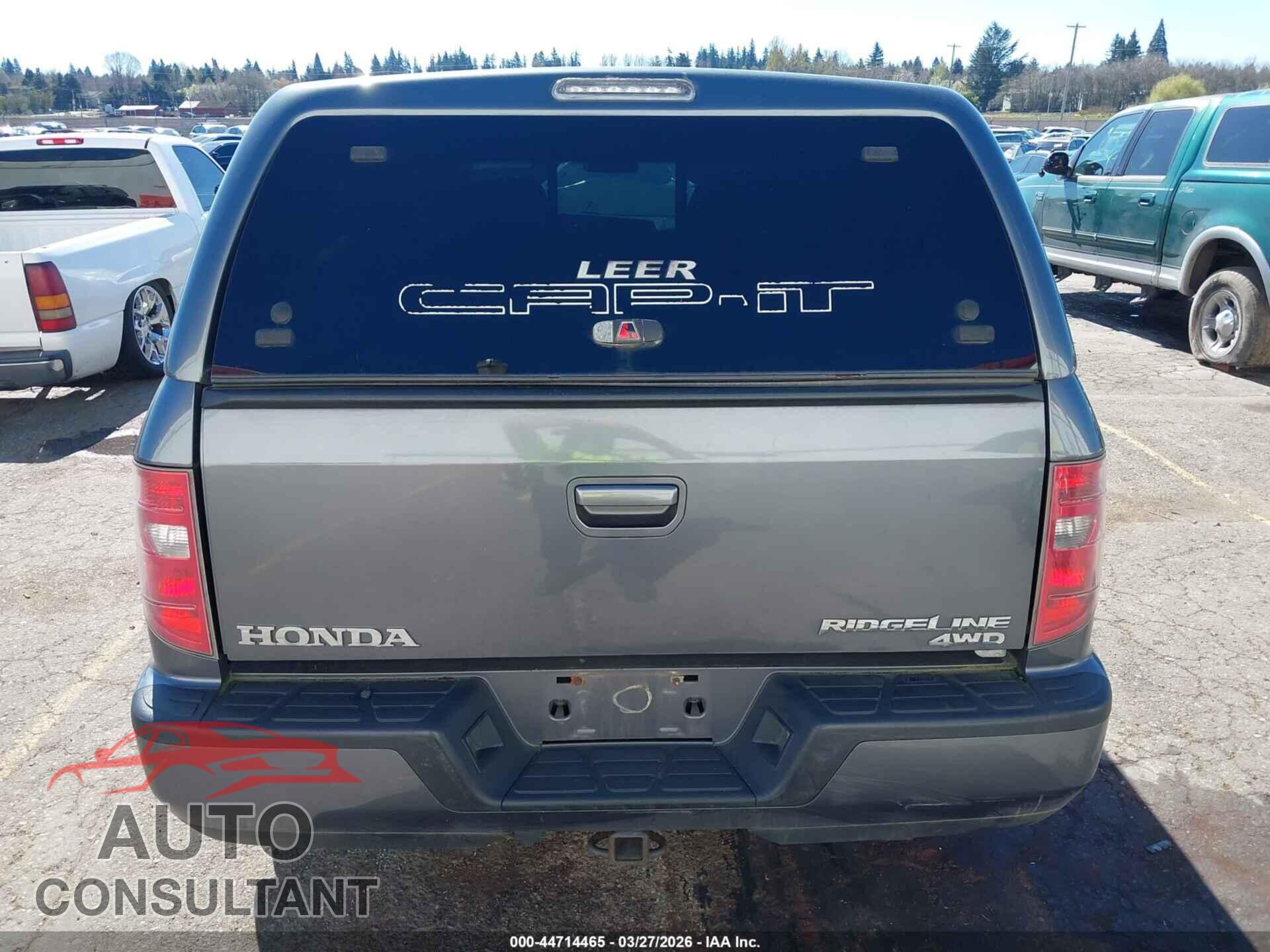 HONDA RIDGELINE 2011 - 5FPYK1F50BB501309