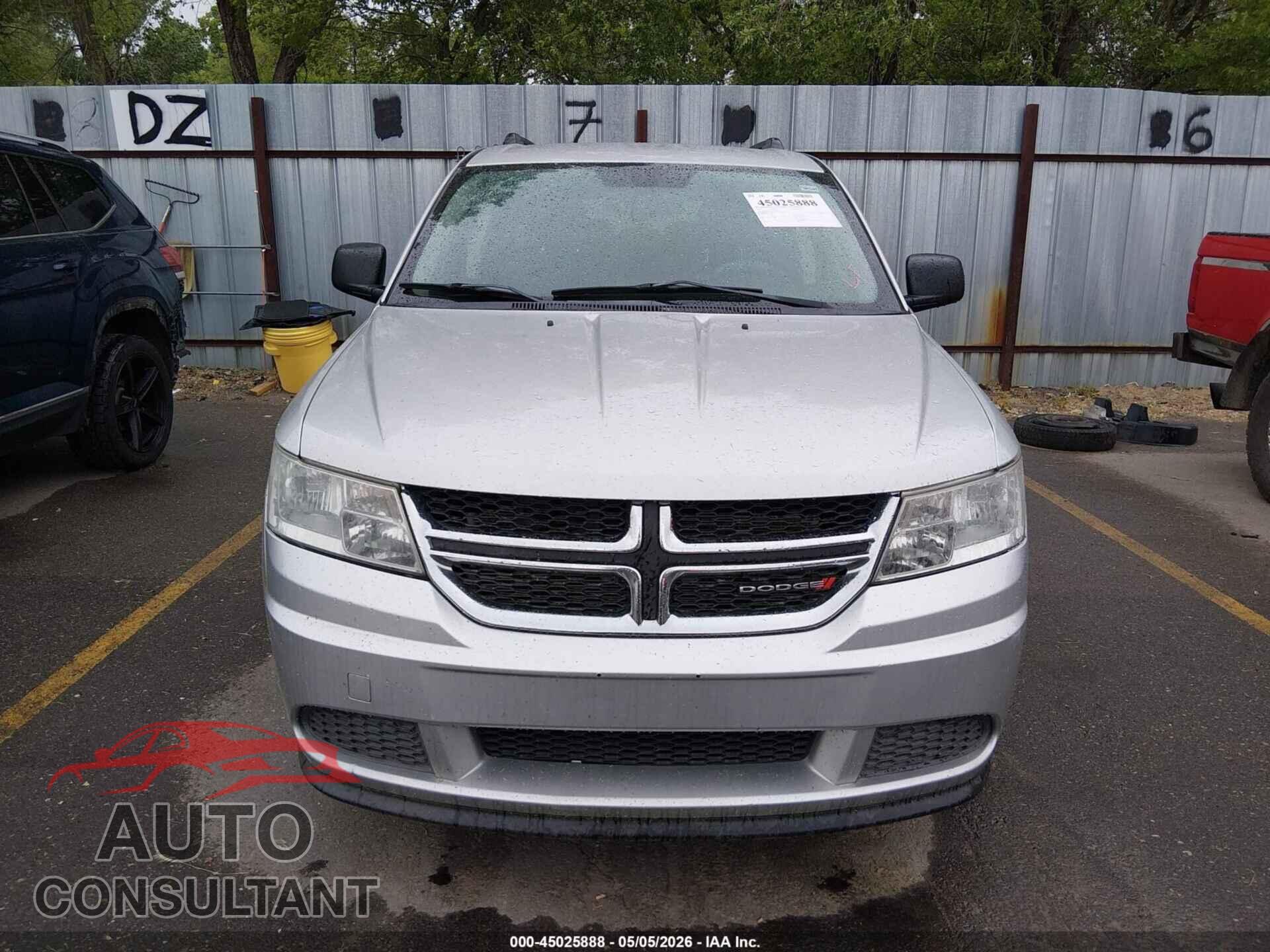 DODGE JOURNEY 2012 - 3C4PDCAB6CT344685