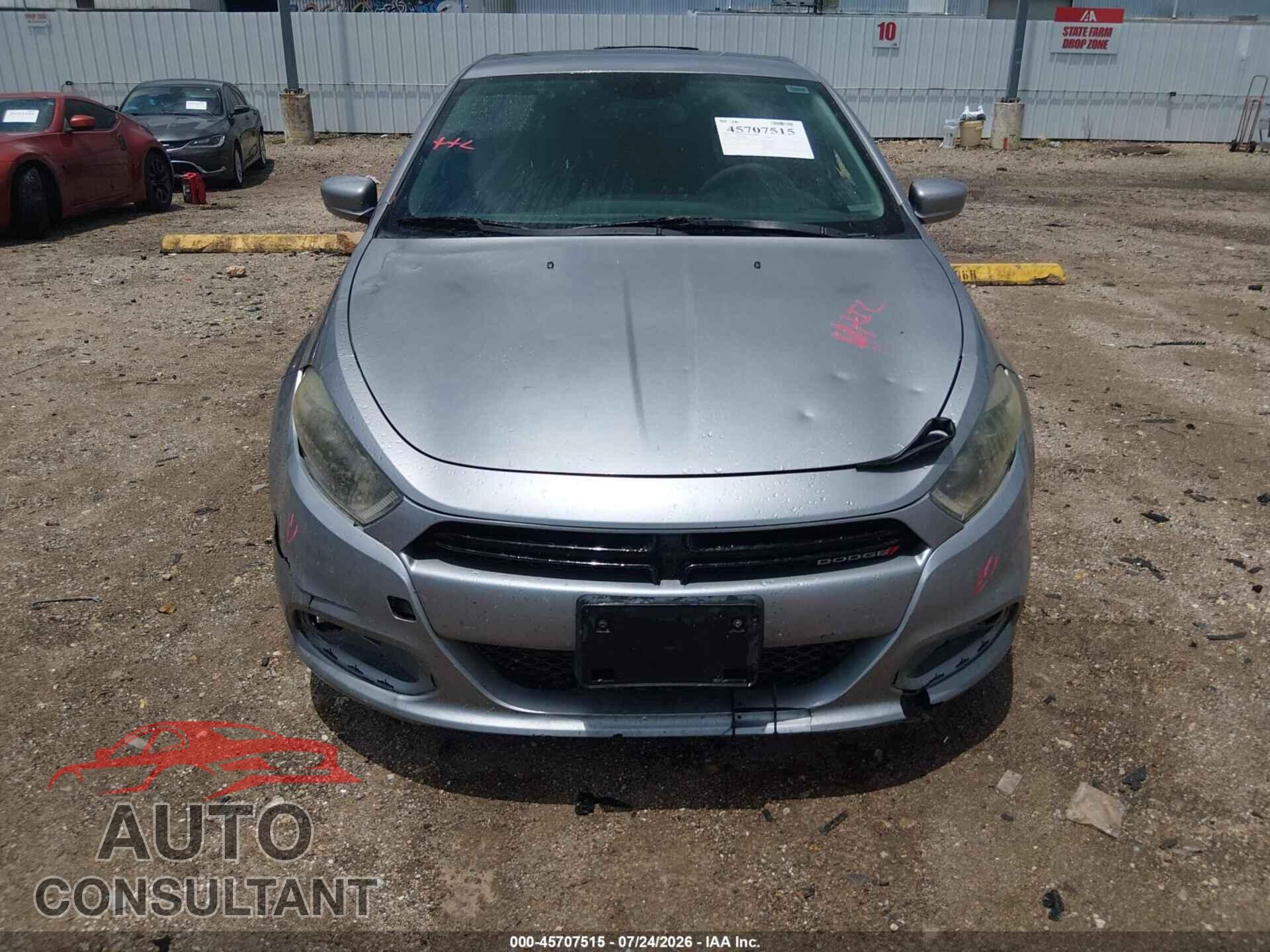 DODGE DART 2015 - 1C3CDFBBXFD390310