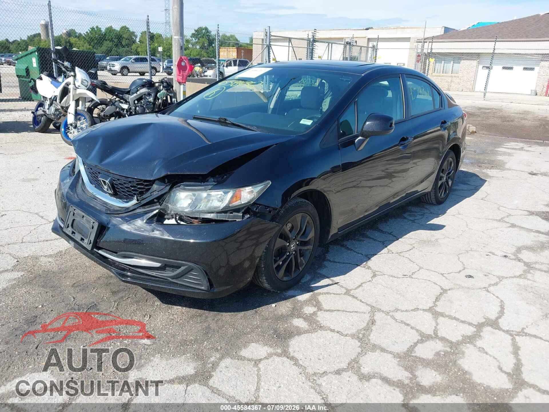 HONDA CIVIC 2013 - 19XFB2F88DE014187