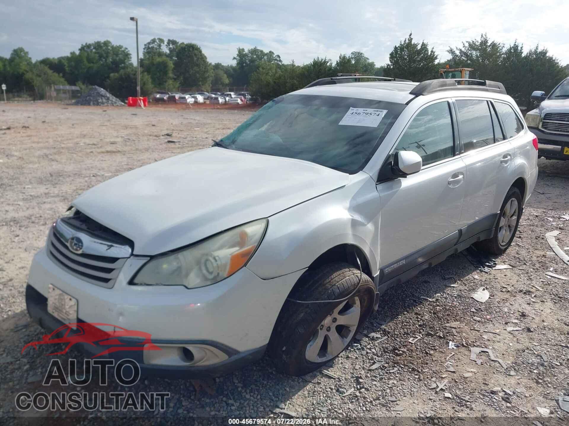 SUBARU OUTBACK 2011 - 4S4BRBKC5B3314130