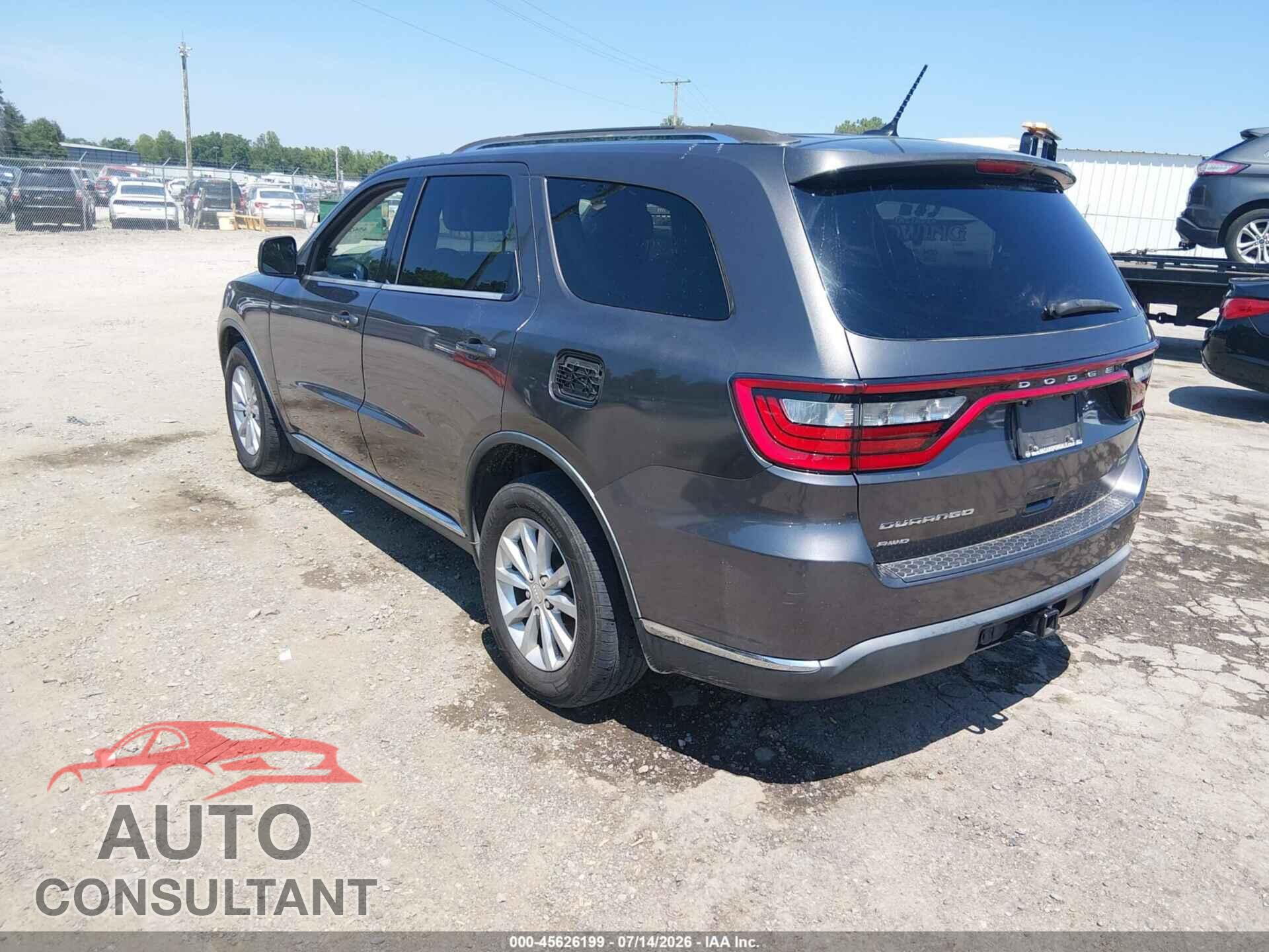 DODGE DURANGO 2015 - 1C4RDJAG7FC741346