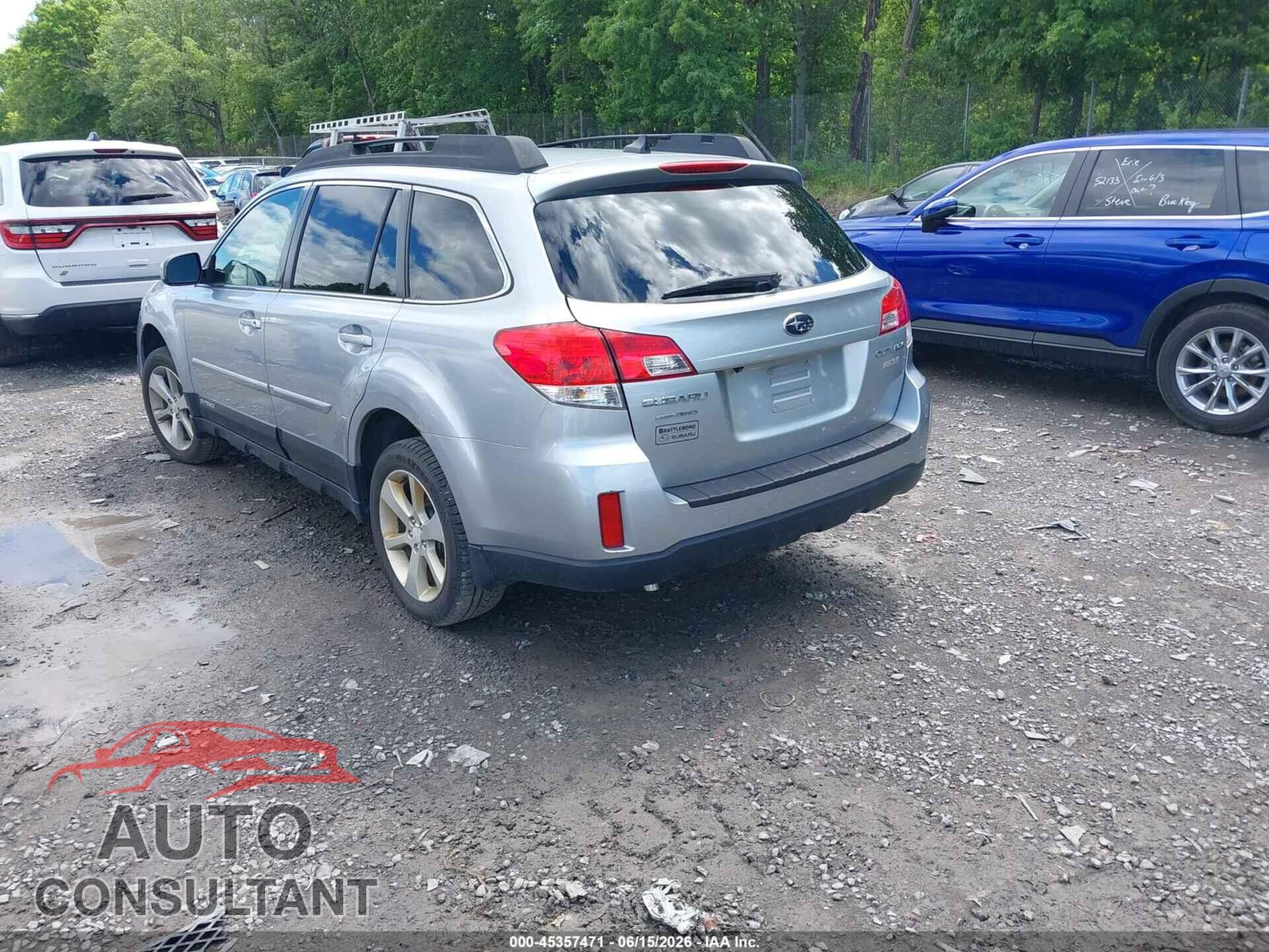SUBARU OUTBACK 2014 - 4S4BRBDC4E3206714