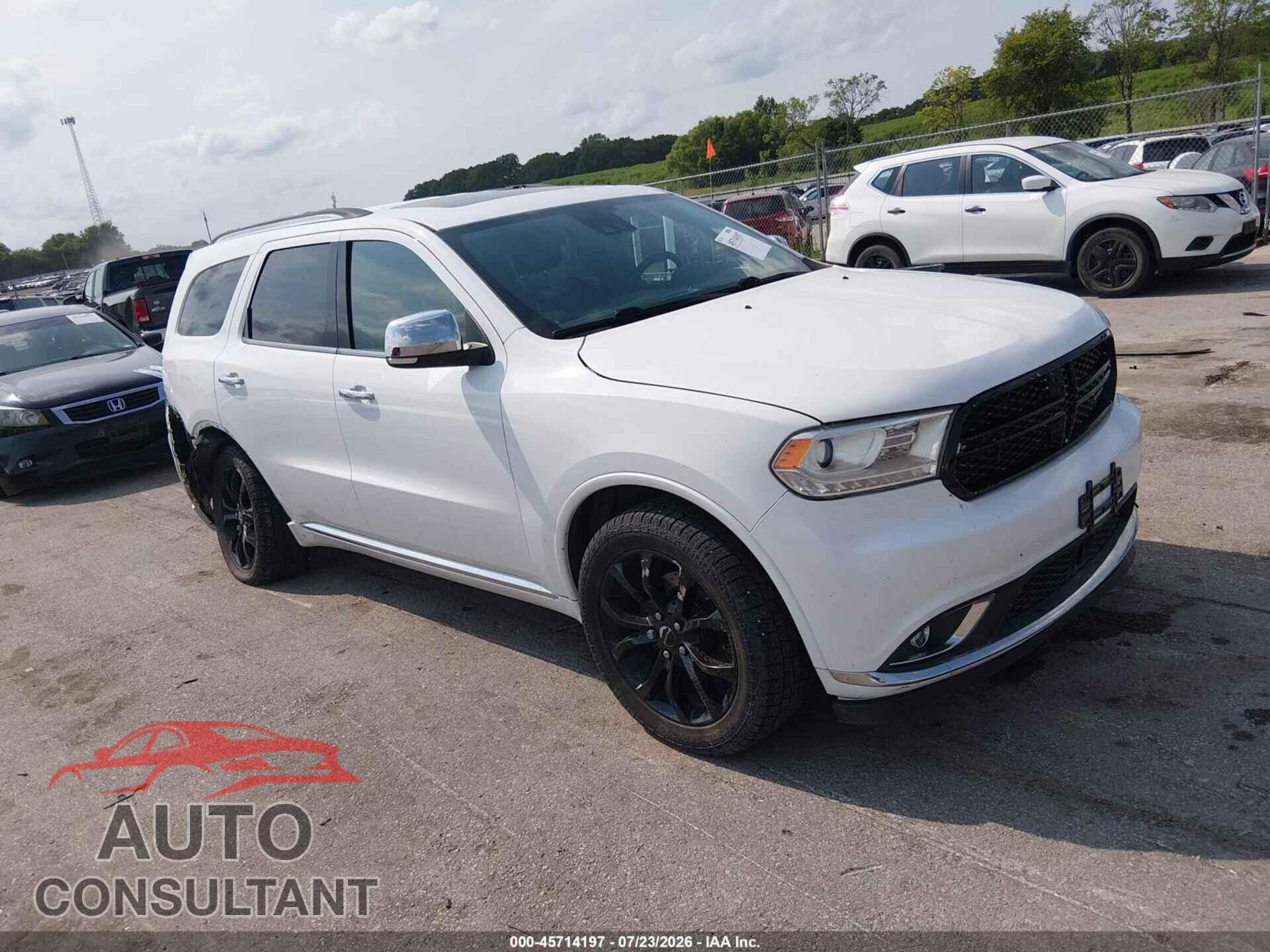 DODGE DURANGO 2017 - 1C4RDJEG8HC697421