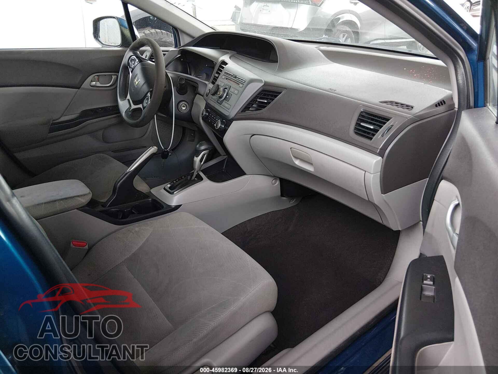 HONDA CIVIC 2012 - 19XFB2F53CE321612