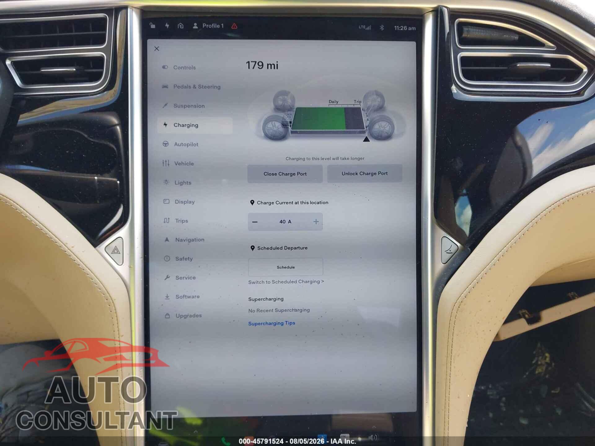 TESLA MODEL S 2016 - 5YJSA1E20GF121936