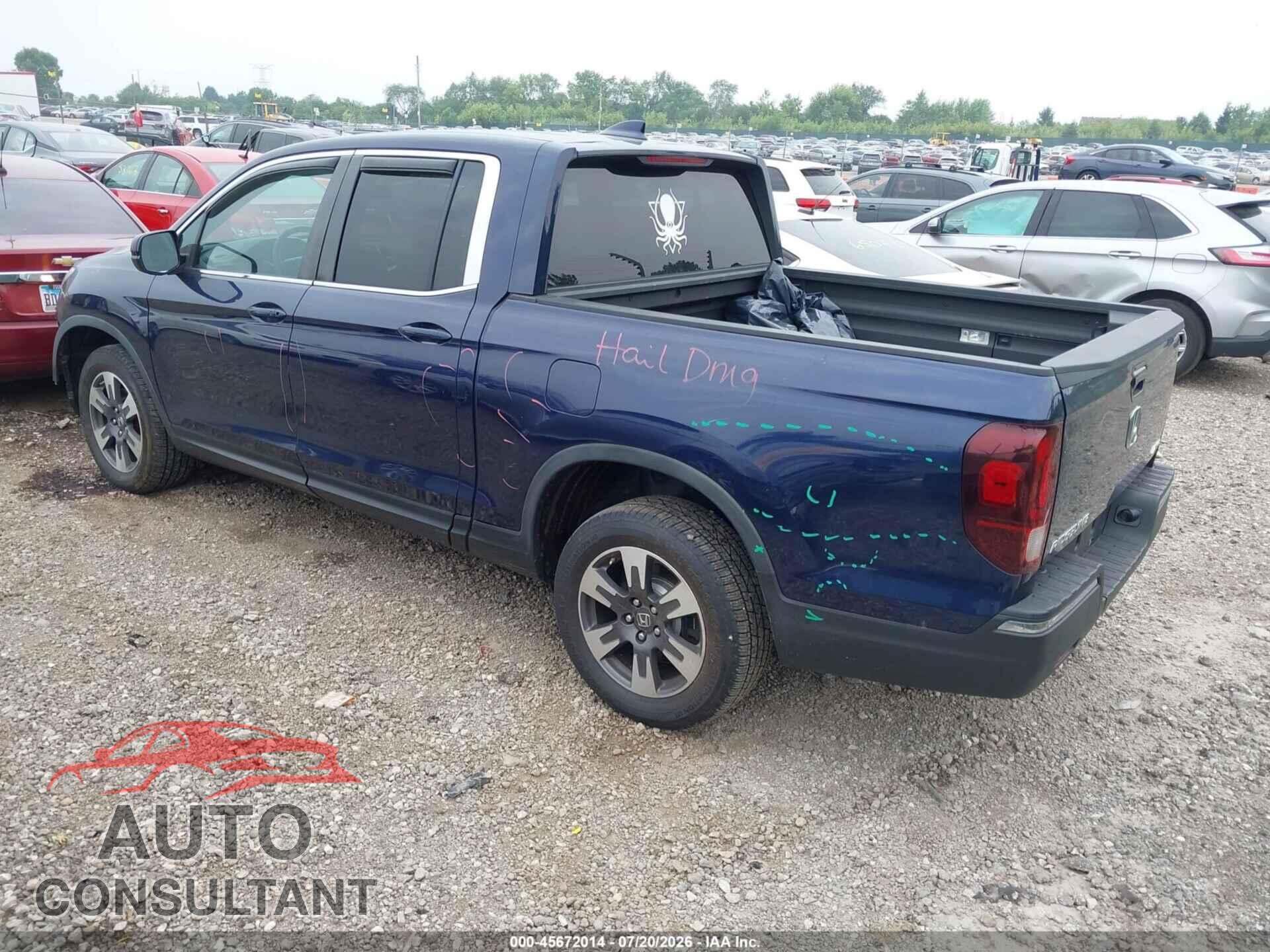 HONDA RIDGELINE 2017 - 5FPYK3F52HB001981