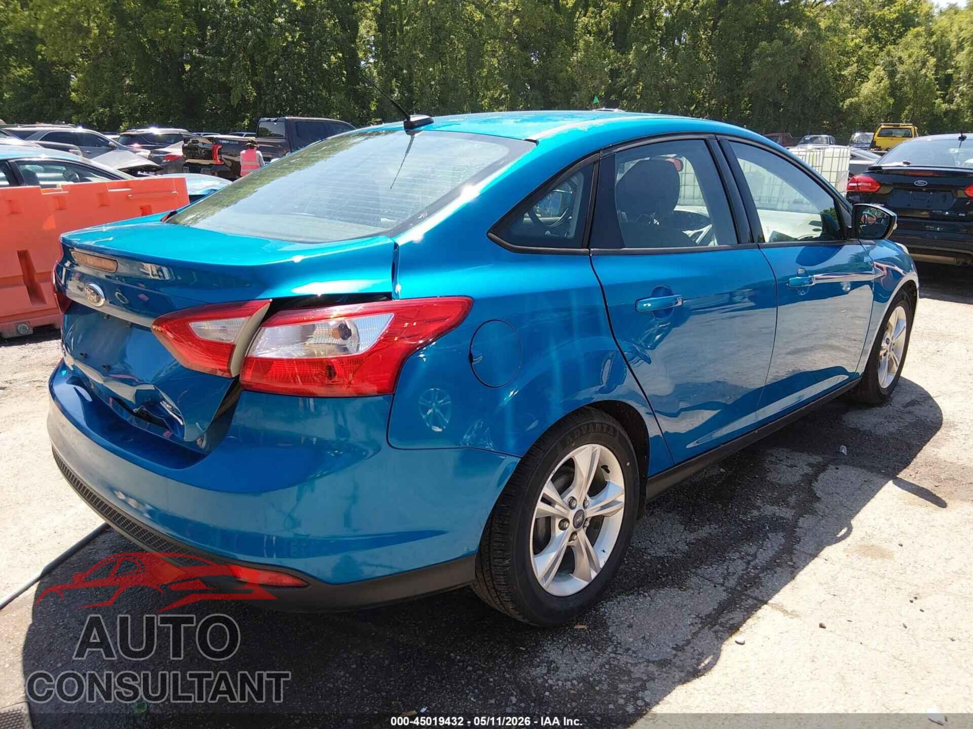FORD FOCUS 2013 - 1FADP3F23DL123762
