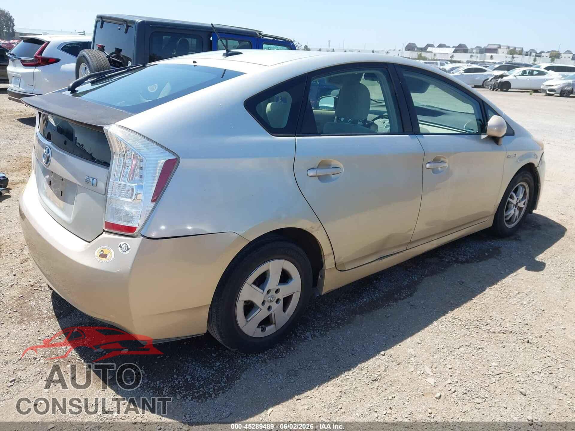 TOYOTA PRIUS 2010 - JTDKN3DU1A0120884