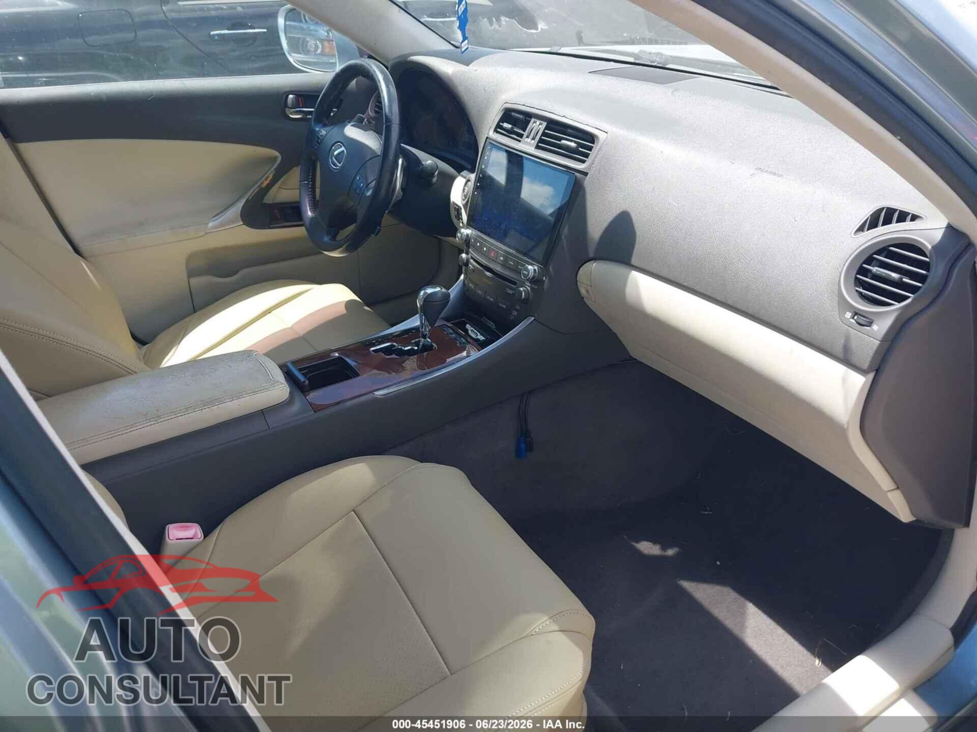 LEXUS IS 250 2010 - JTHBF5C23A5114868