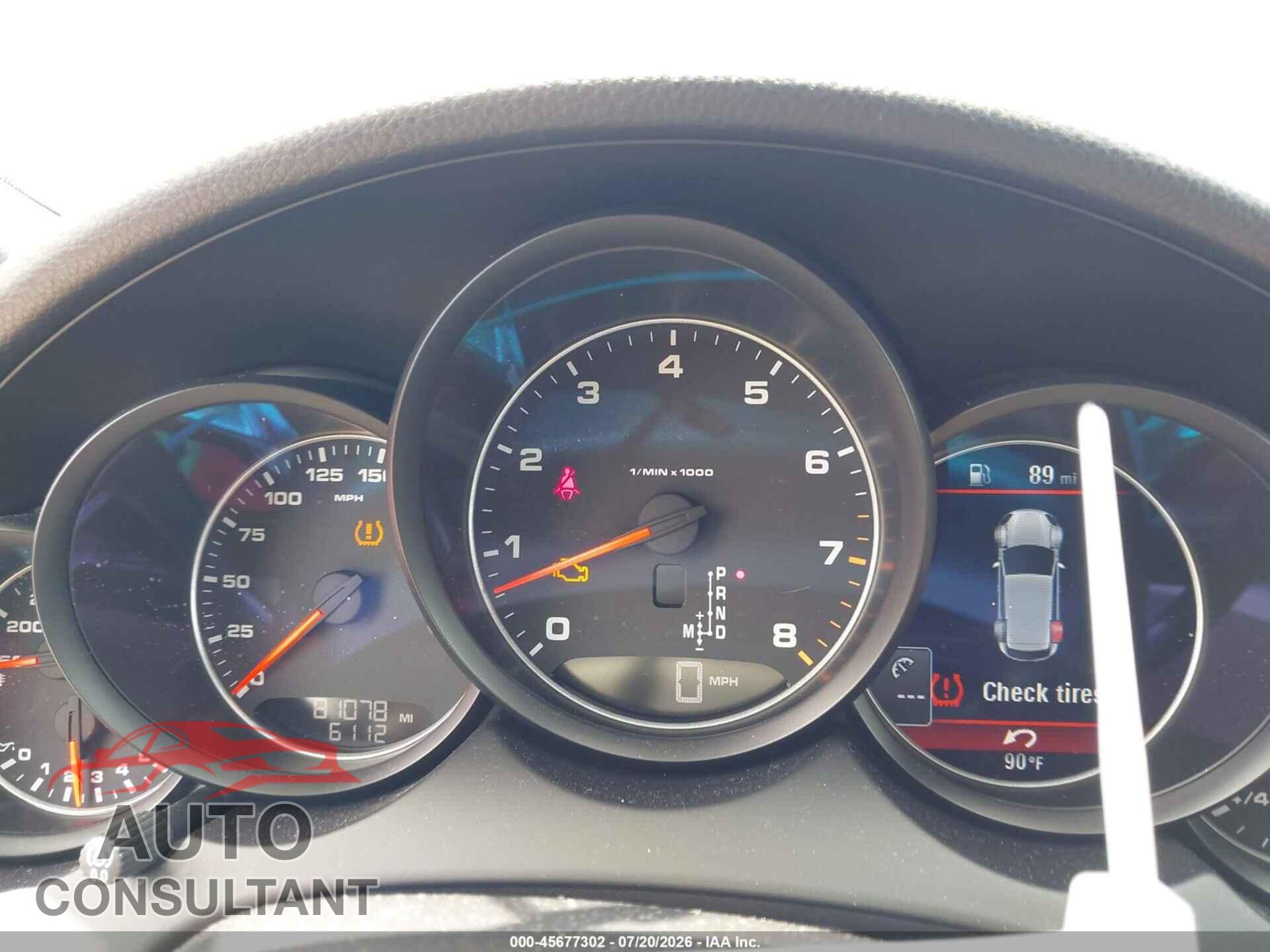 PORSCHE CAYENNE 2017 - WP1AA2A2XHKA88549