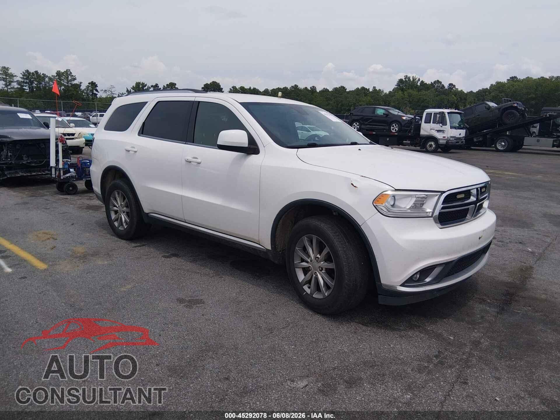 DODGE DURANGO 2017 - 1C4RDJAG2HC816957