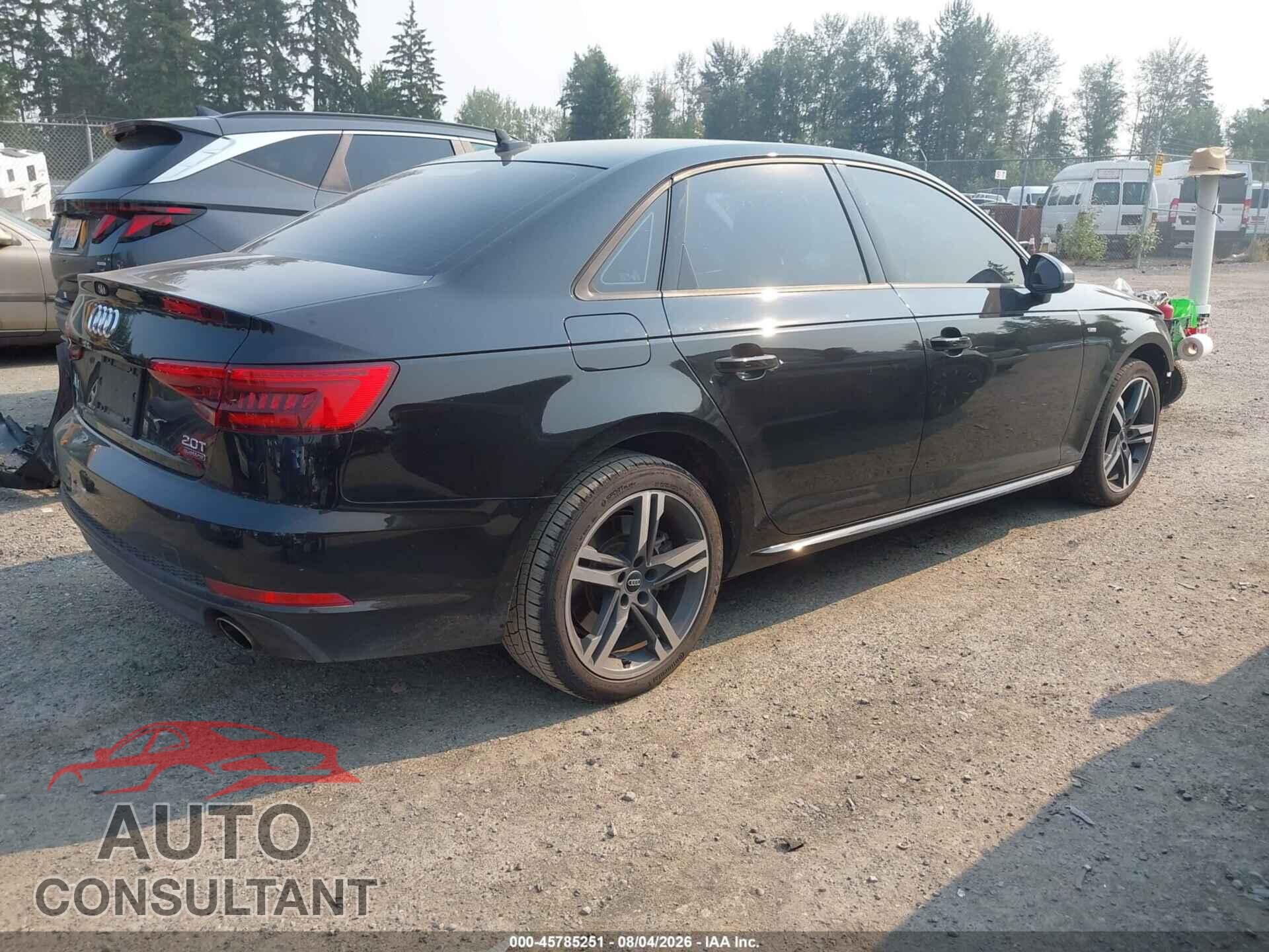 AUDI A4 2017 - WAUDNAF41HN039100