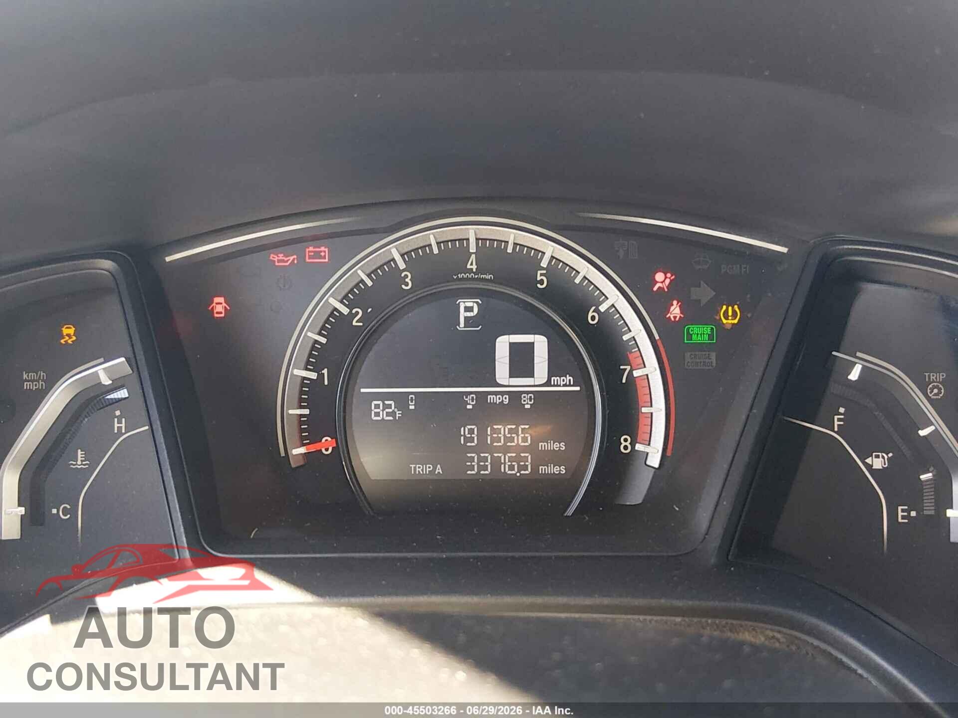 HONDA CIVIC 2016 - 2HGFC2F52GH510941