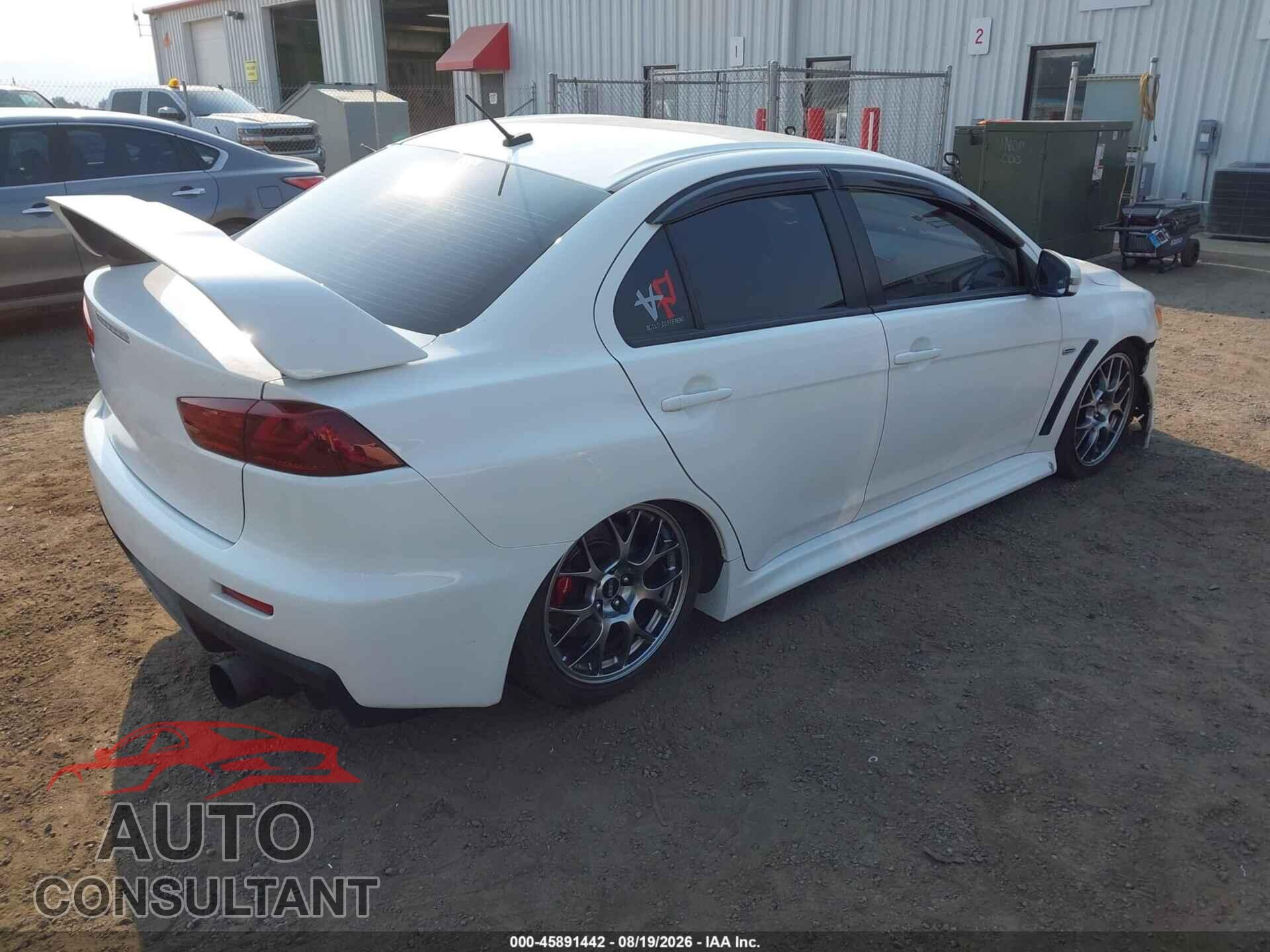 MITSUBISHI LANCER EVOLUTION 2015 - JA32W8FV2FU603959