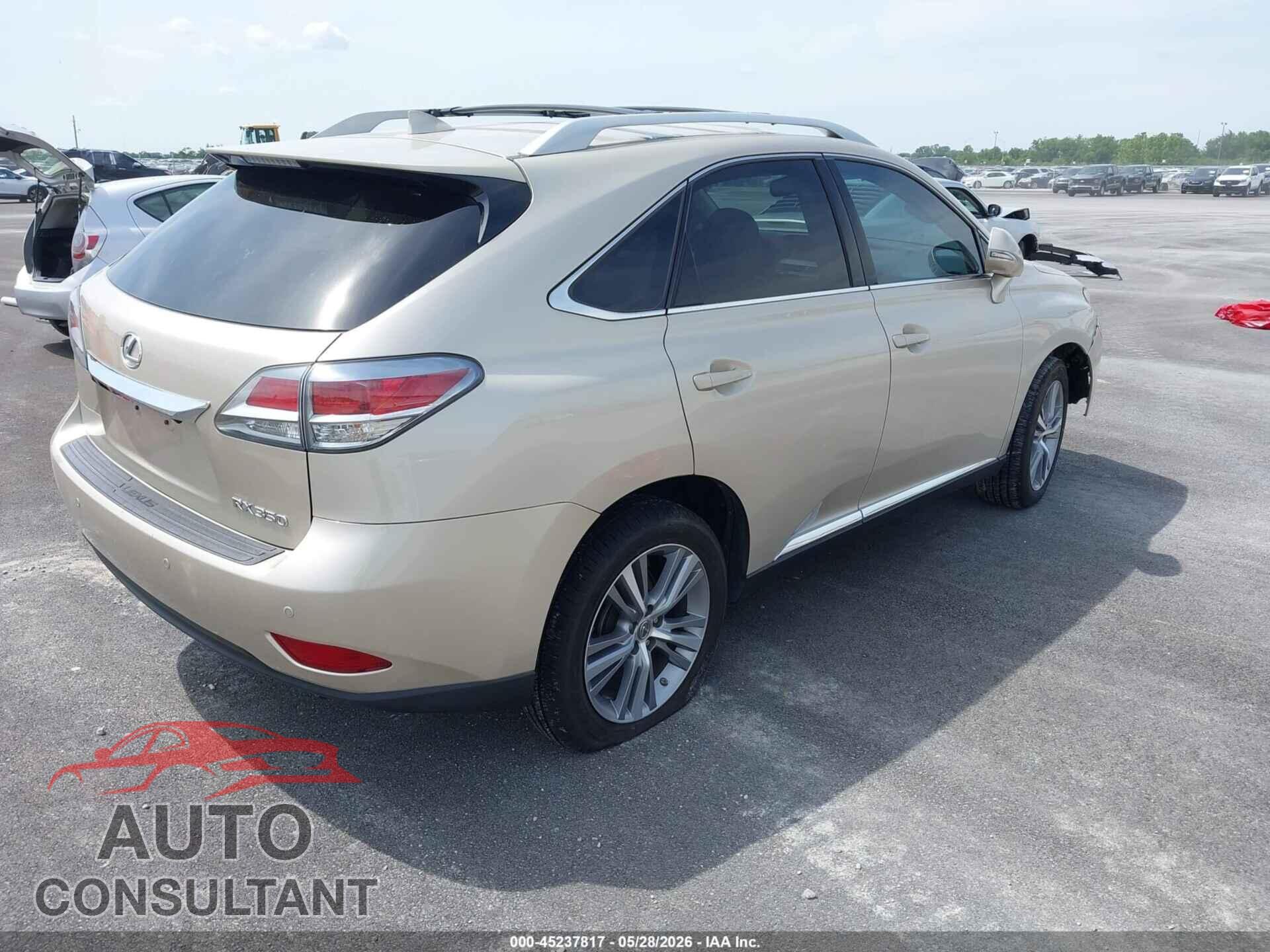 LEXUS RX 350 2015 - 2T2ZK1BA4FC197228