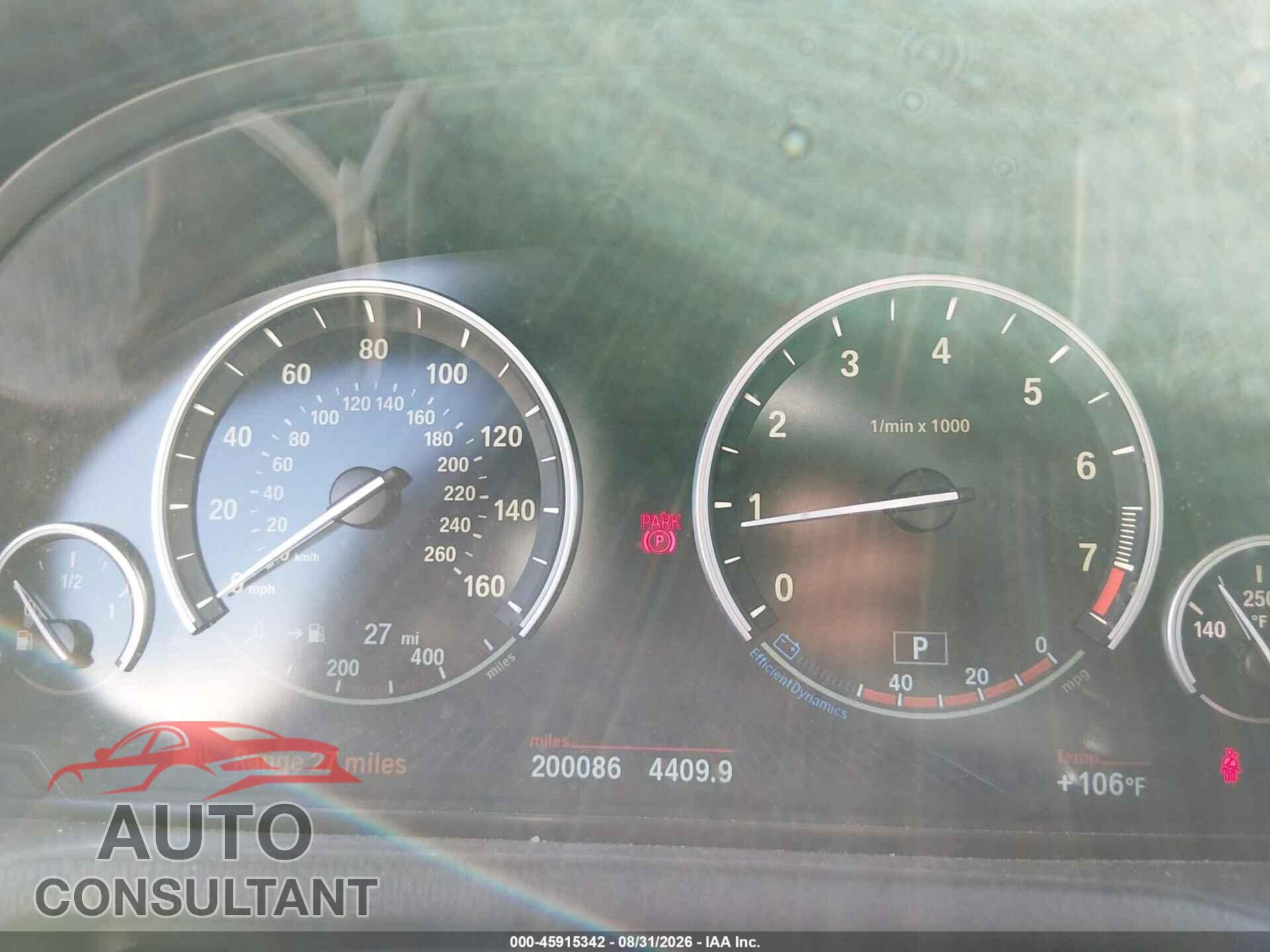 BMW X3 2014 - 5UXWX9C52E0D33200
