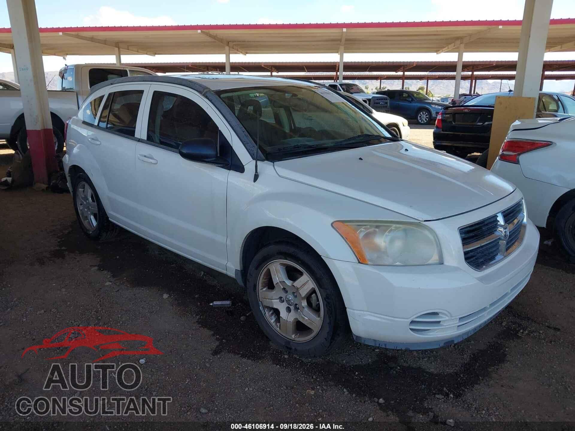 DODGE CALIBER 2009 - 1B3HB48A49D108095