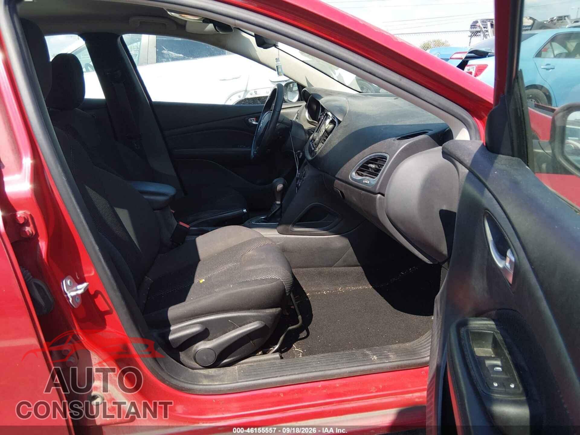 DODGE DART 2016 - 1C3CDFFA2GD802237