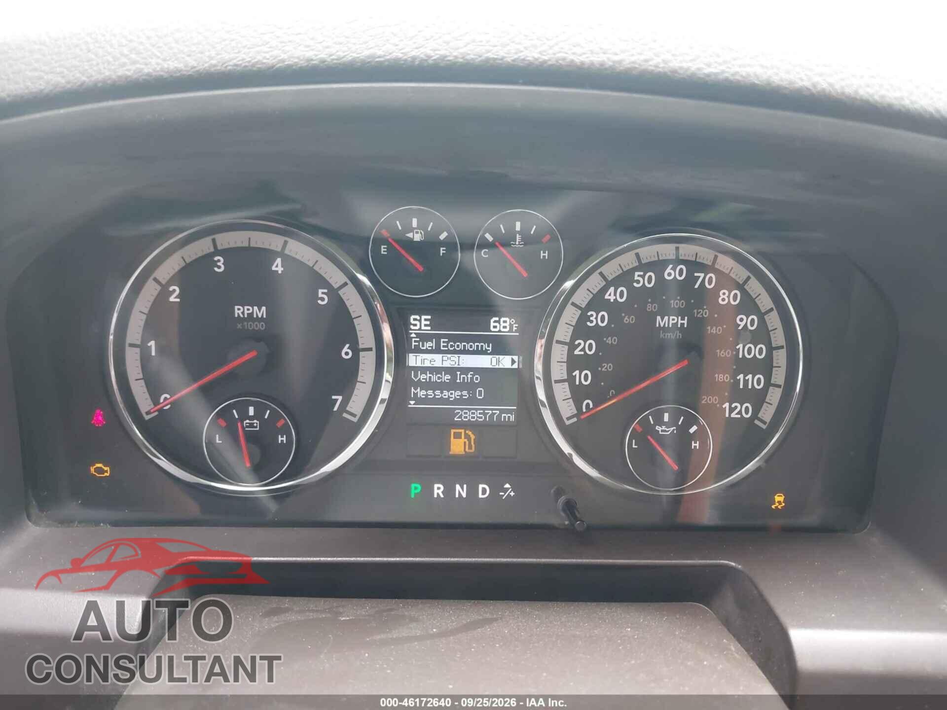DODGE RAM 1500 2012 - 1C6RD7LT4CS120152
