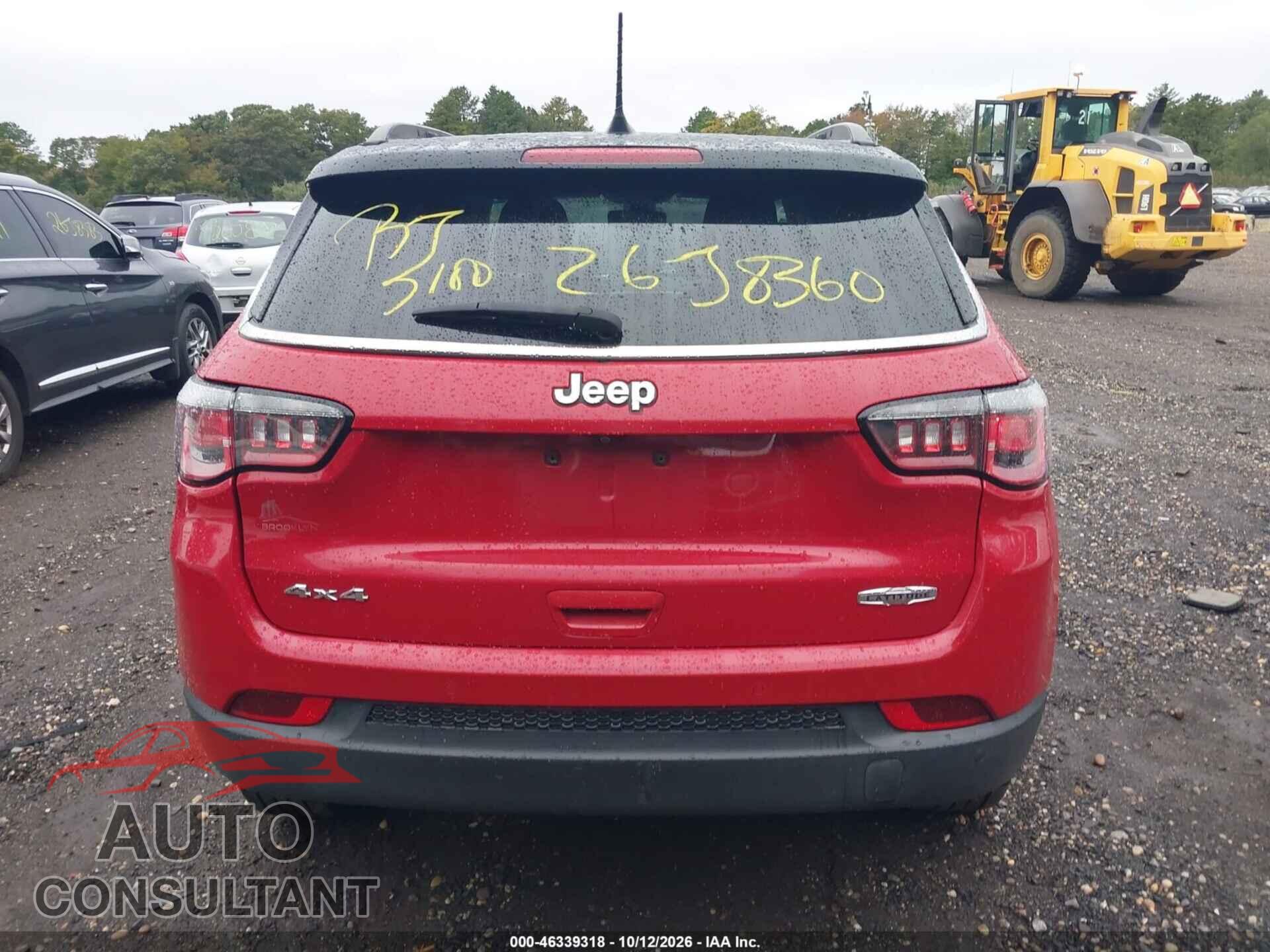 JEEP COMPASS 2019 - 3C4NJDBB5KT602326