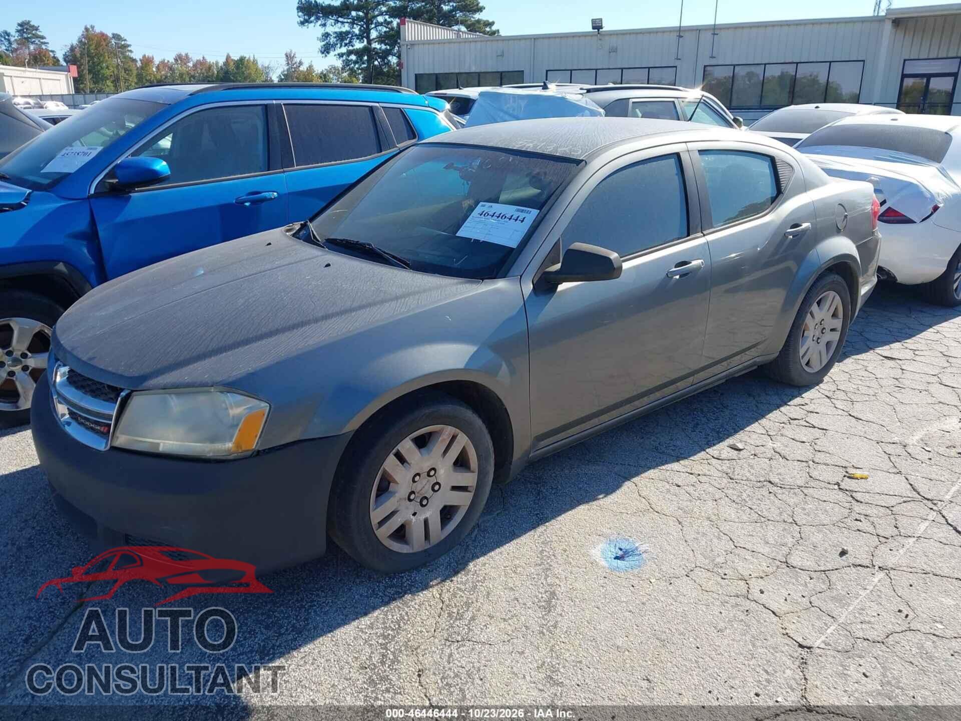 DODGE AVENGER 2013 - 1C3CDZAB4DN529325