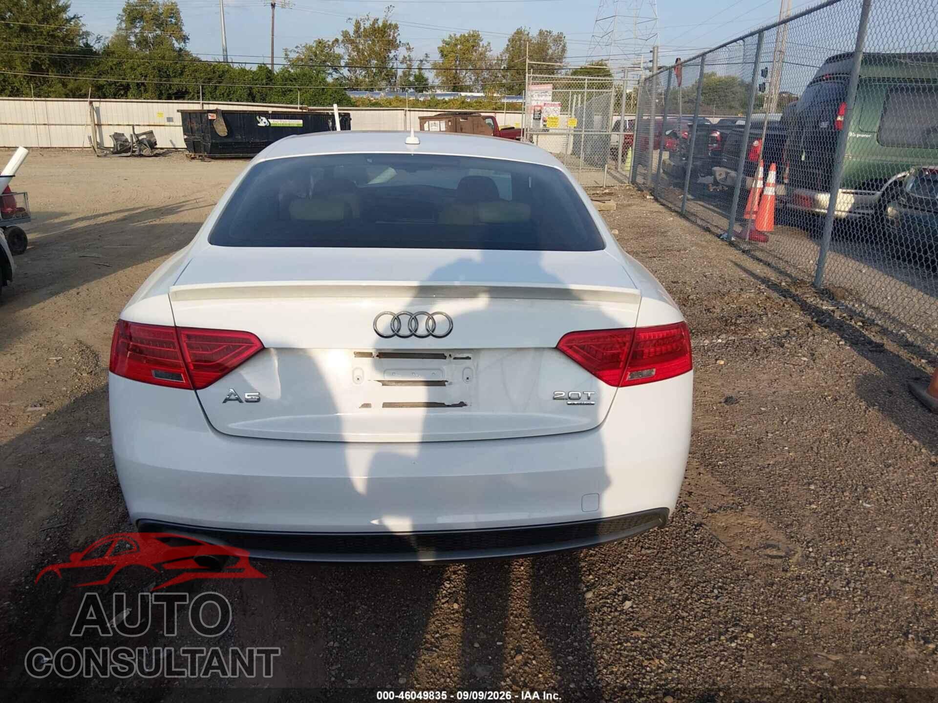 AUDI A5 2015 - WAUMFAFRXFA025614