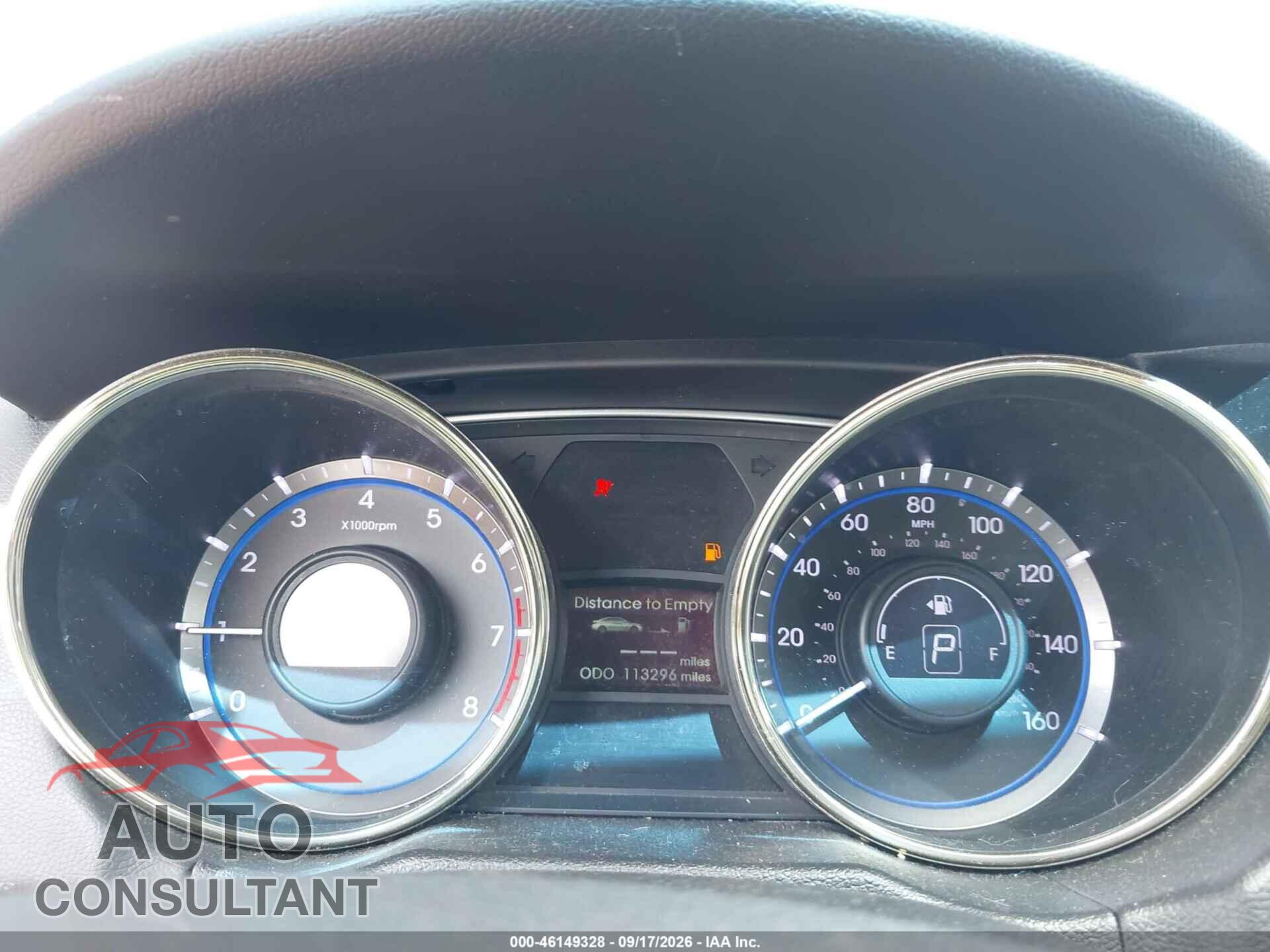 HYUNDAI SONATA 2012 - 5NPEC4AB3CH480854