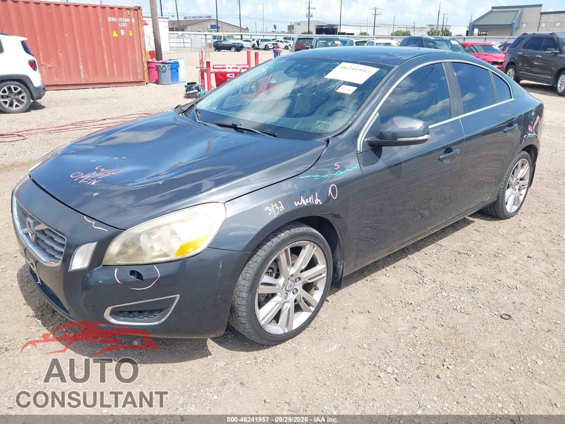 VOLVO S60 2012 - YV1622FS1C2139727
