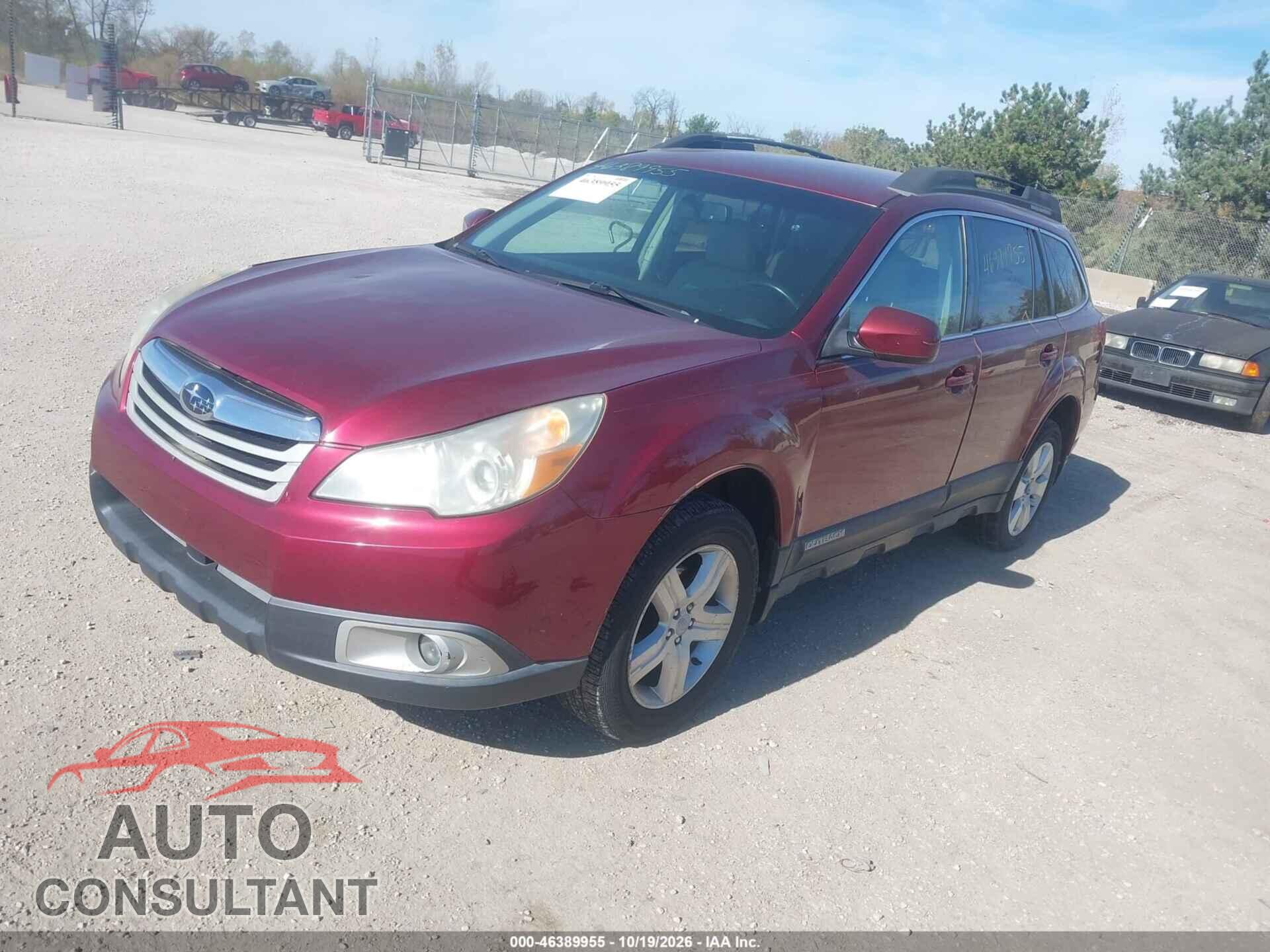 SUBARU OUTBACK 2011 - 4S4BRCCC5B3393738