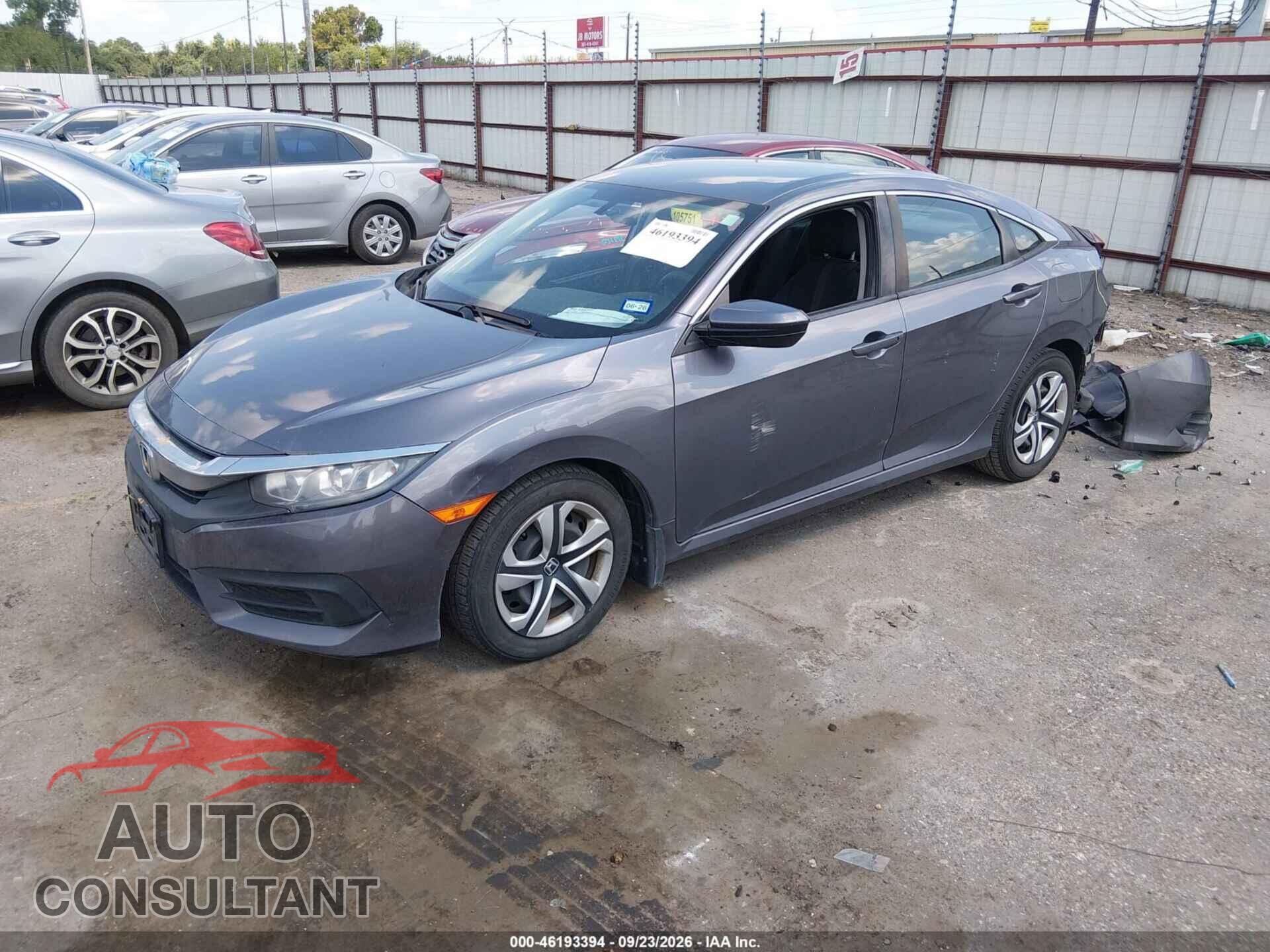 HONDA CIVIC 2017 - 19XFC2F58HE069375