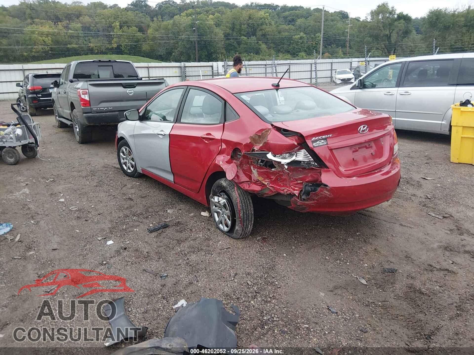 HYUNDAI ACCENT 2013 - KMHCT4AEXDU309782