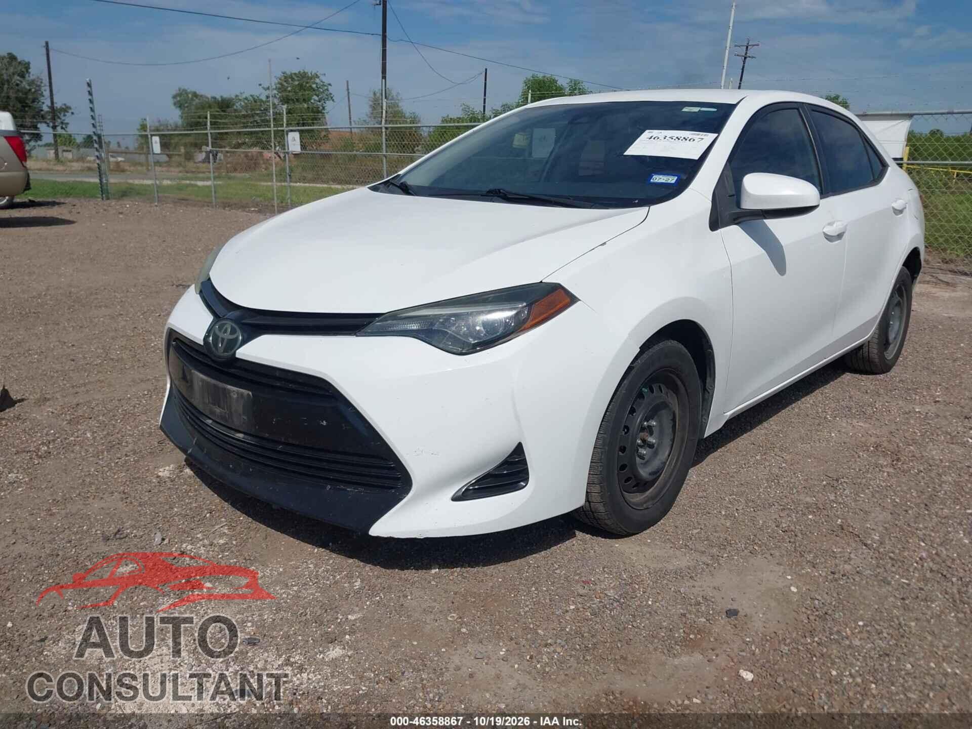 TOYOTA COROLLA 2017 - 5YFBURHE0HP696748