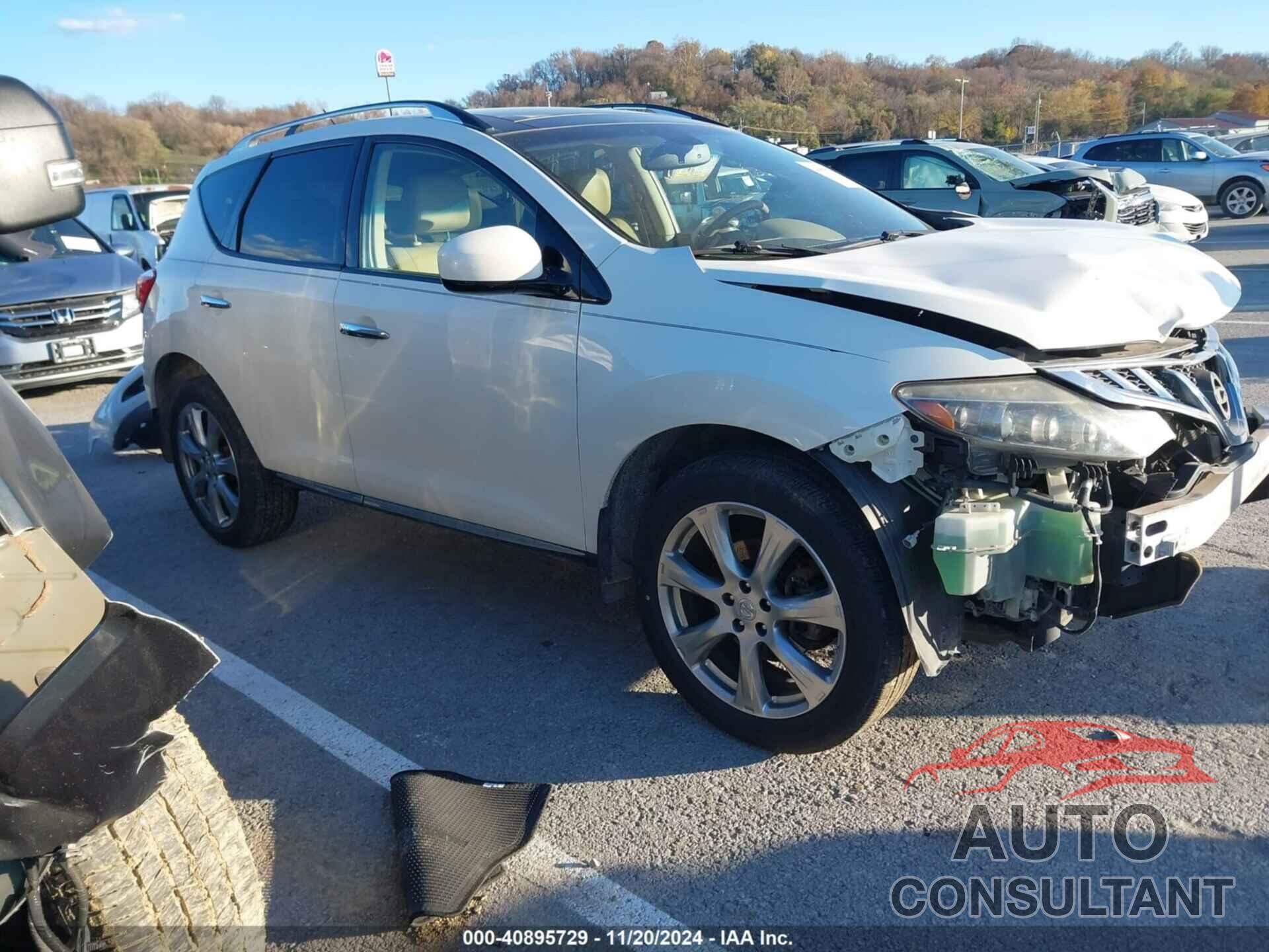 NISSAN MURANO 2012 - JN8AZ1MW0CW236720