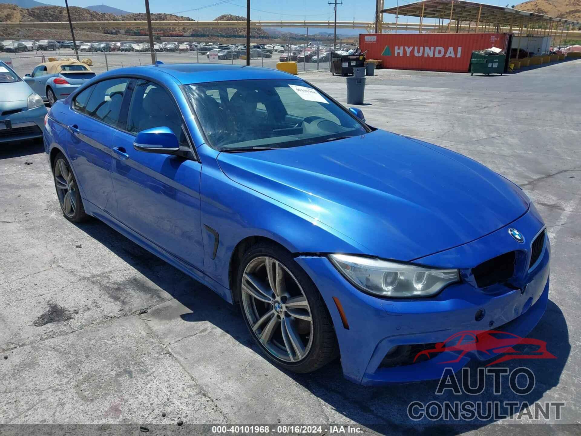 BMW 435I GRAN COUPE 2016 - WBA4B1C57GG242730