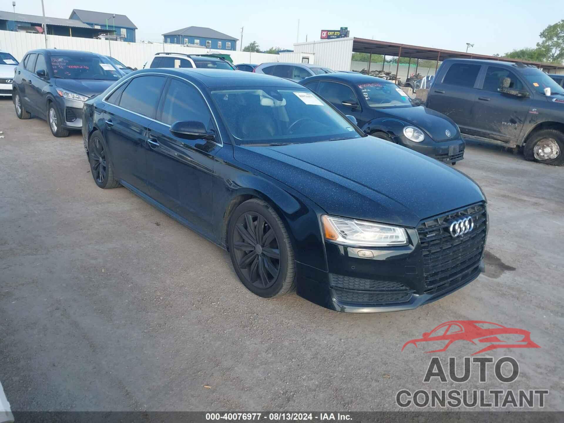 AUDI A8 L 2017 - WAU44AFDXHN012822