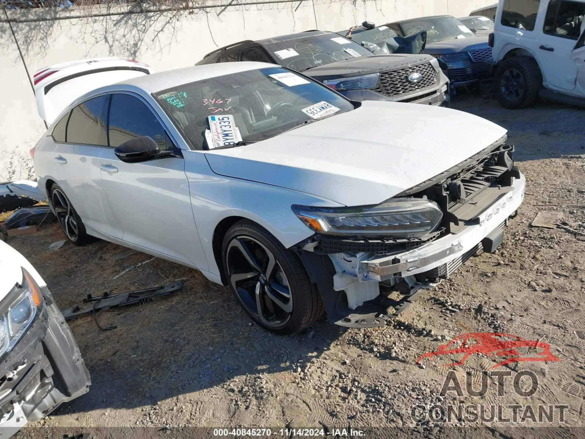 HONDA ACCORD 2021 - 1HGCV1F35MA095887