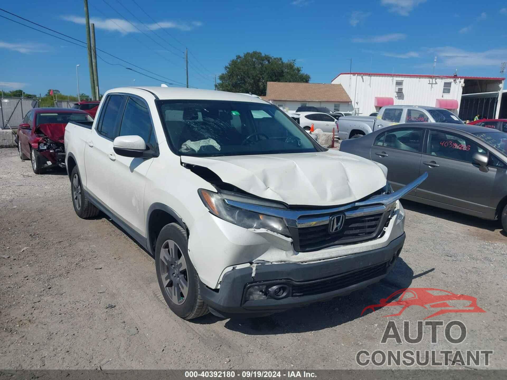 HONDA RIDGELINE 2017 - 5FPYK2F58HB011487