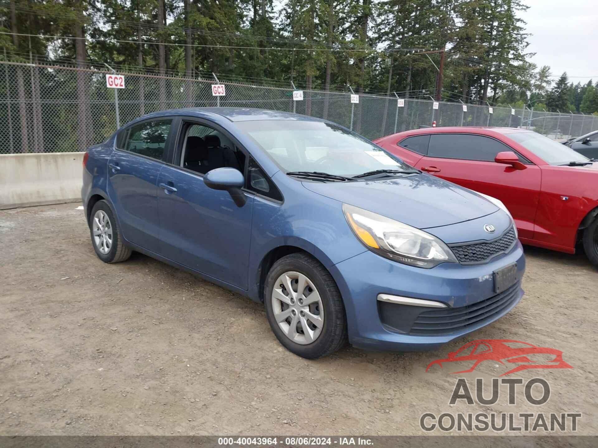 KIA RIO 2016 - KNADM4A33G6558564