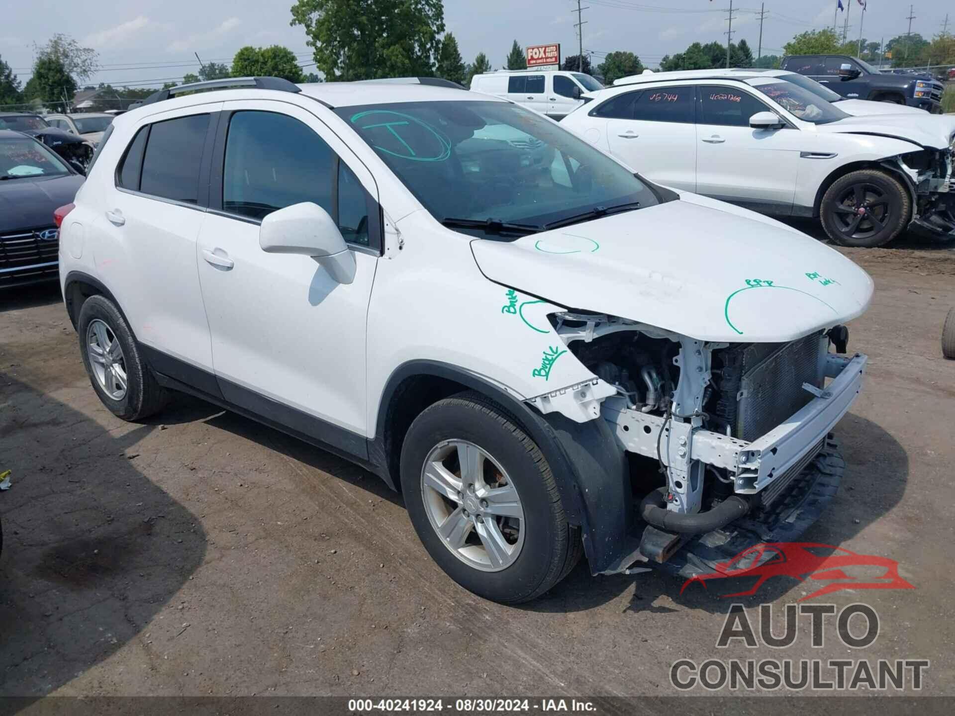 CHEVROLET TRAX 2018 - 3GNCJLSB0JL346779