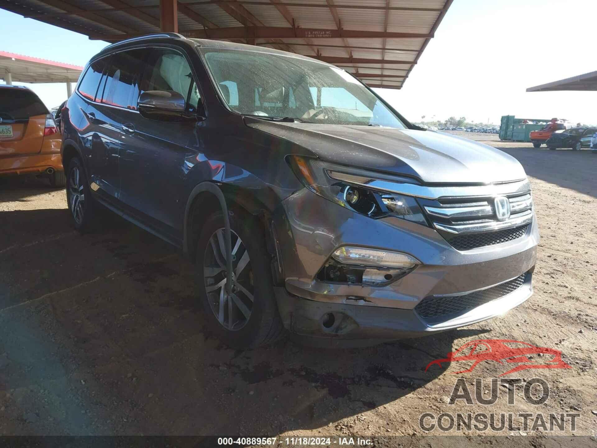 HONDA PILOT 2016 - 5FNYF6H05GB101314