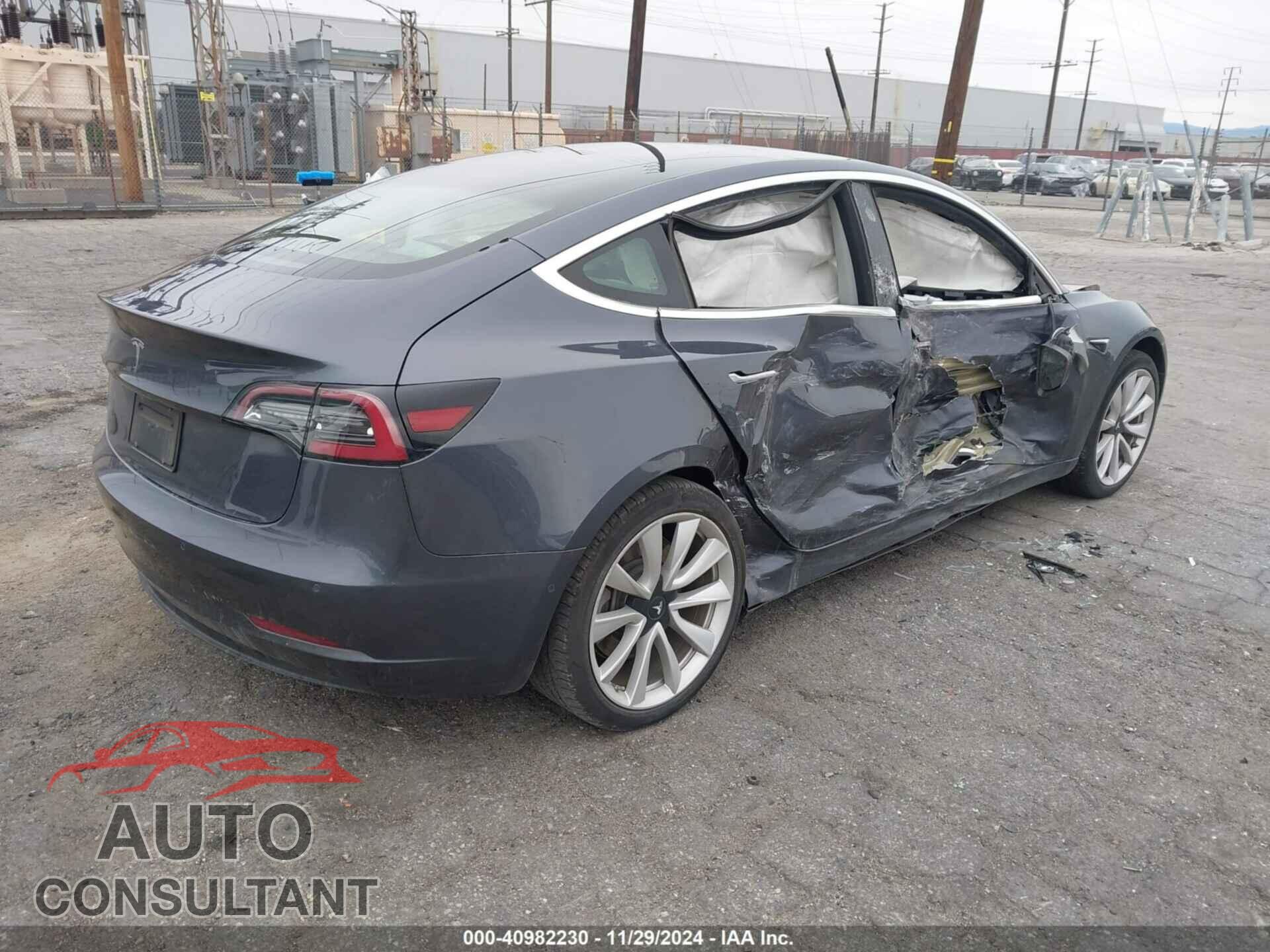 TESLA MODEL 3 2019 - 5YJ3E1EA1KF432011