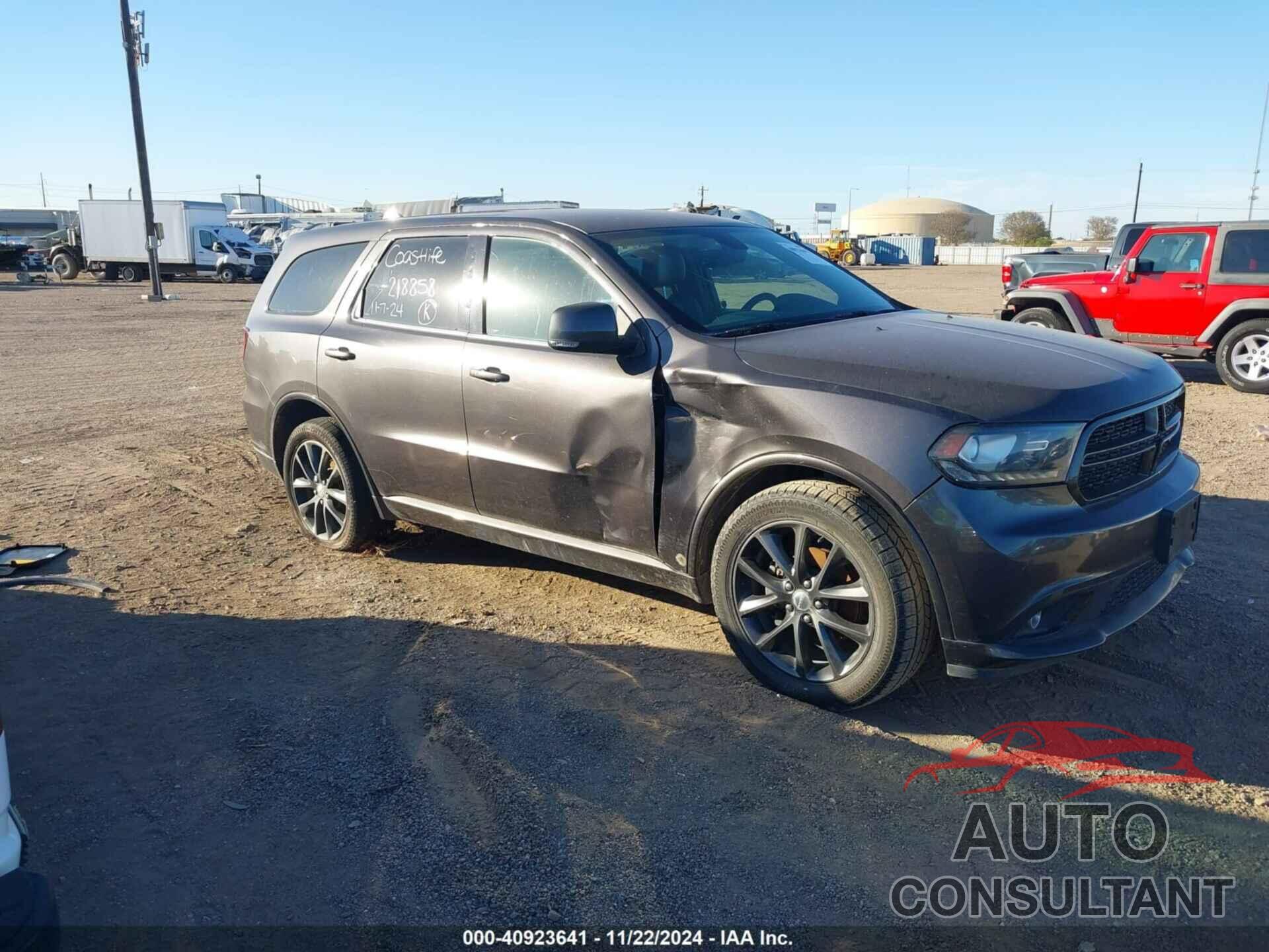DODGE DURANGO 2018 - 1C4RDHDG9JC218858