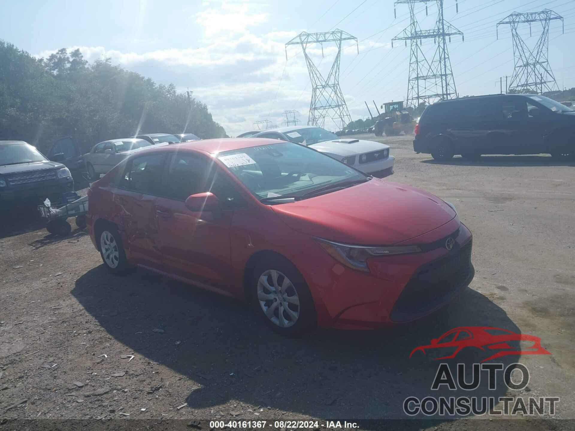 TOYOTA COROLLA 2020 - 5YFEPRAE1LP072111