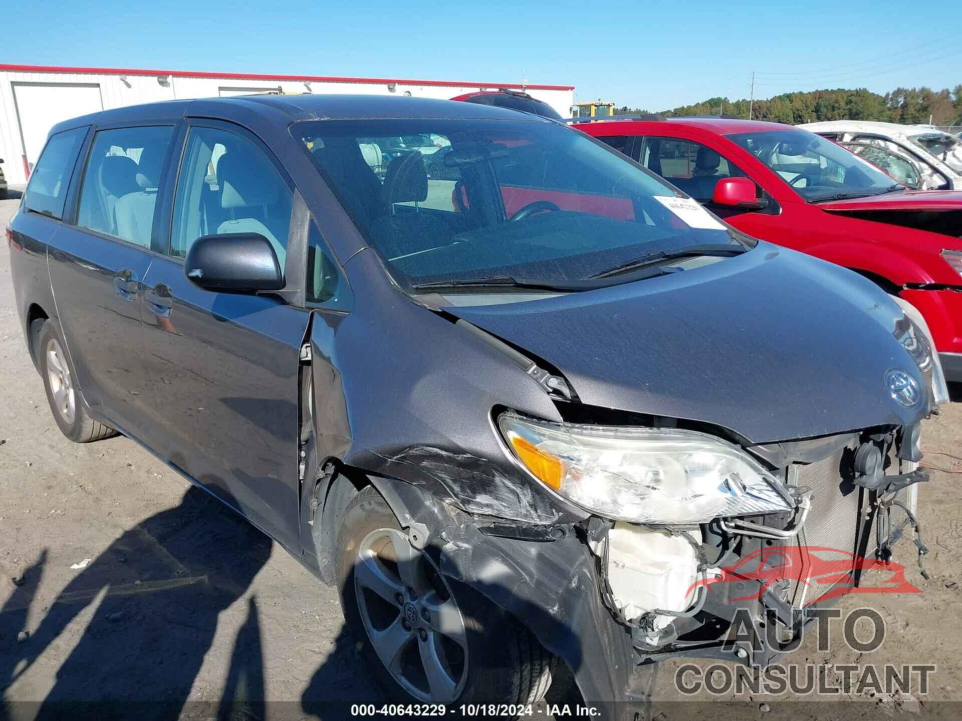TOYOTA SIENNA 2016 - 5TDZK3DCXGS700316